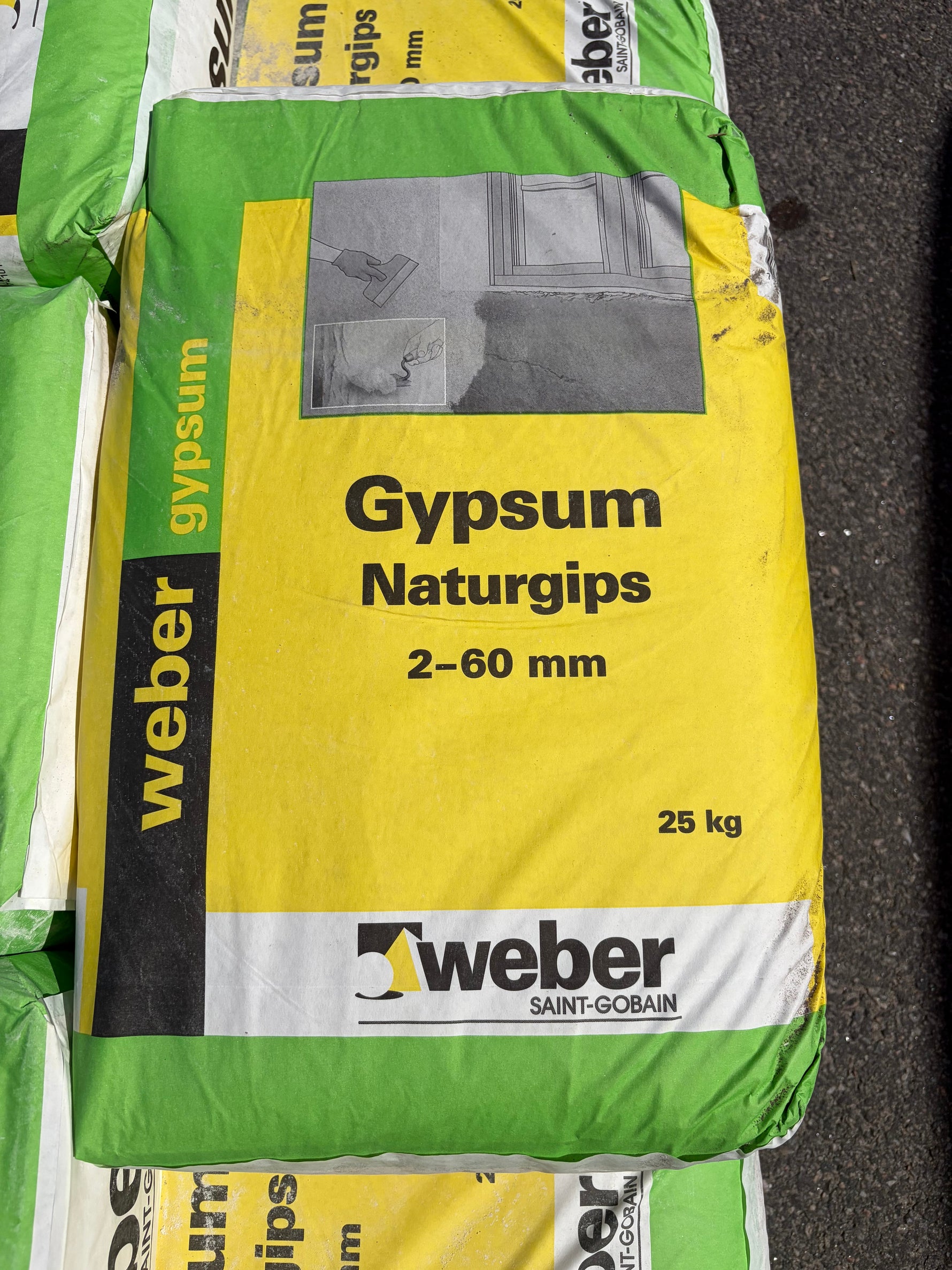 Pall Naturgips, 9 Säckar