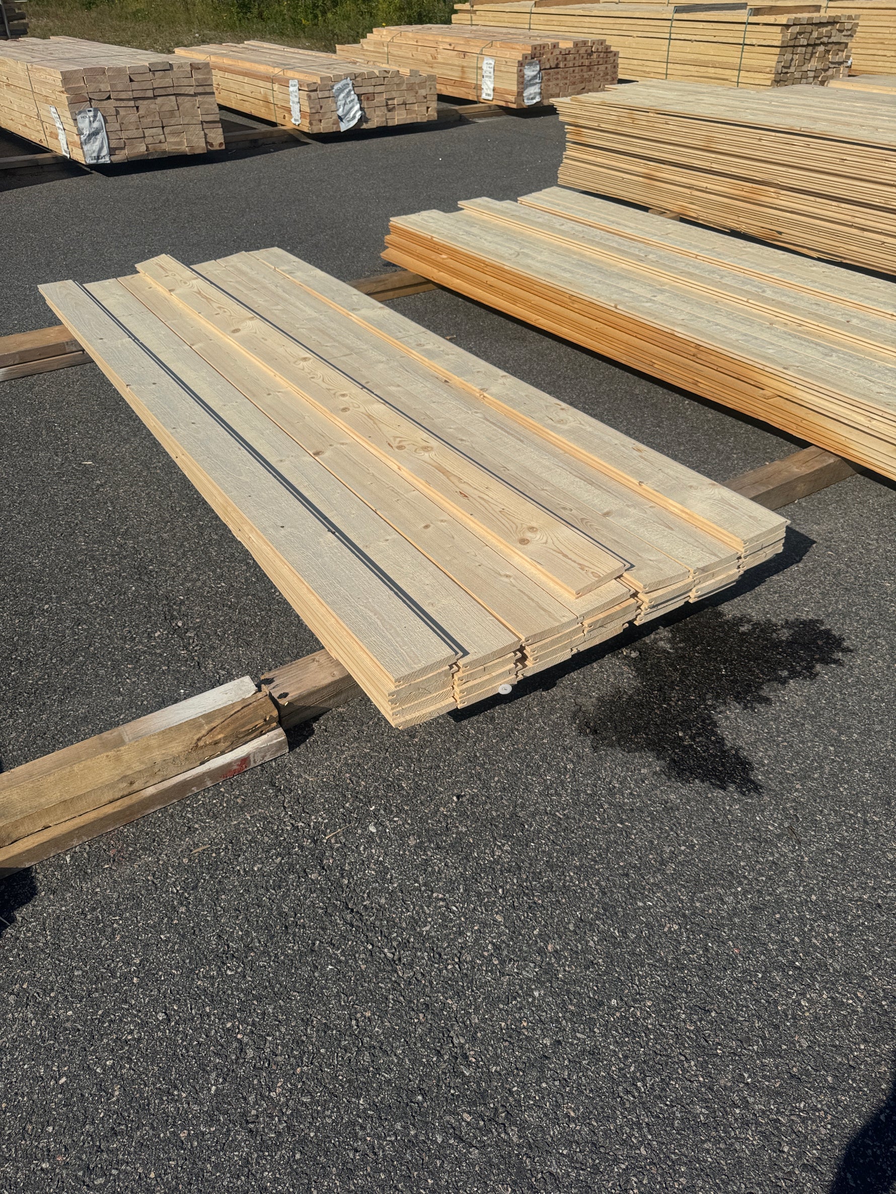 Paket Ytterpanel 22x145mm 2,70m 31st Obehandlad
