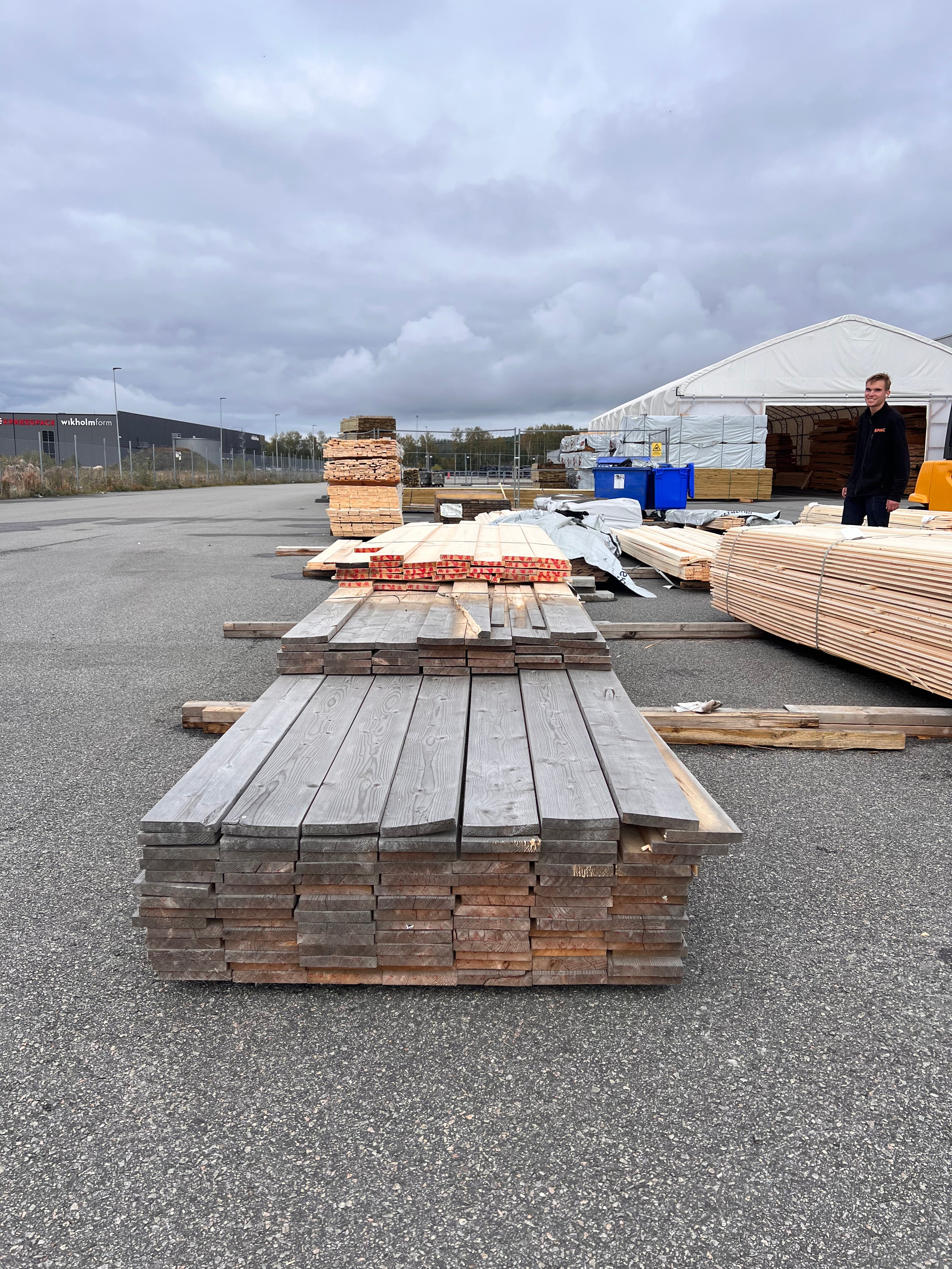 Paket Ytterpanelbräda 22x145, 161st 3.0-5,4m  (B-Sortering)