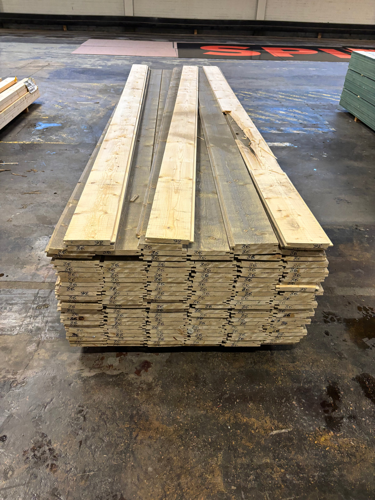 Paket Spårpanel Lasyr 22×170 mm 3,60 m – 139 st
