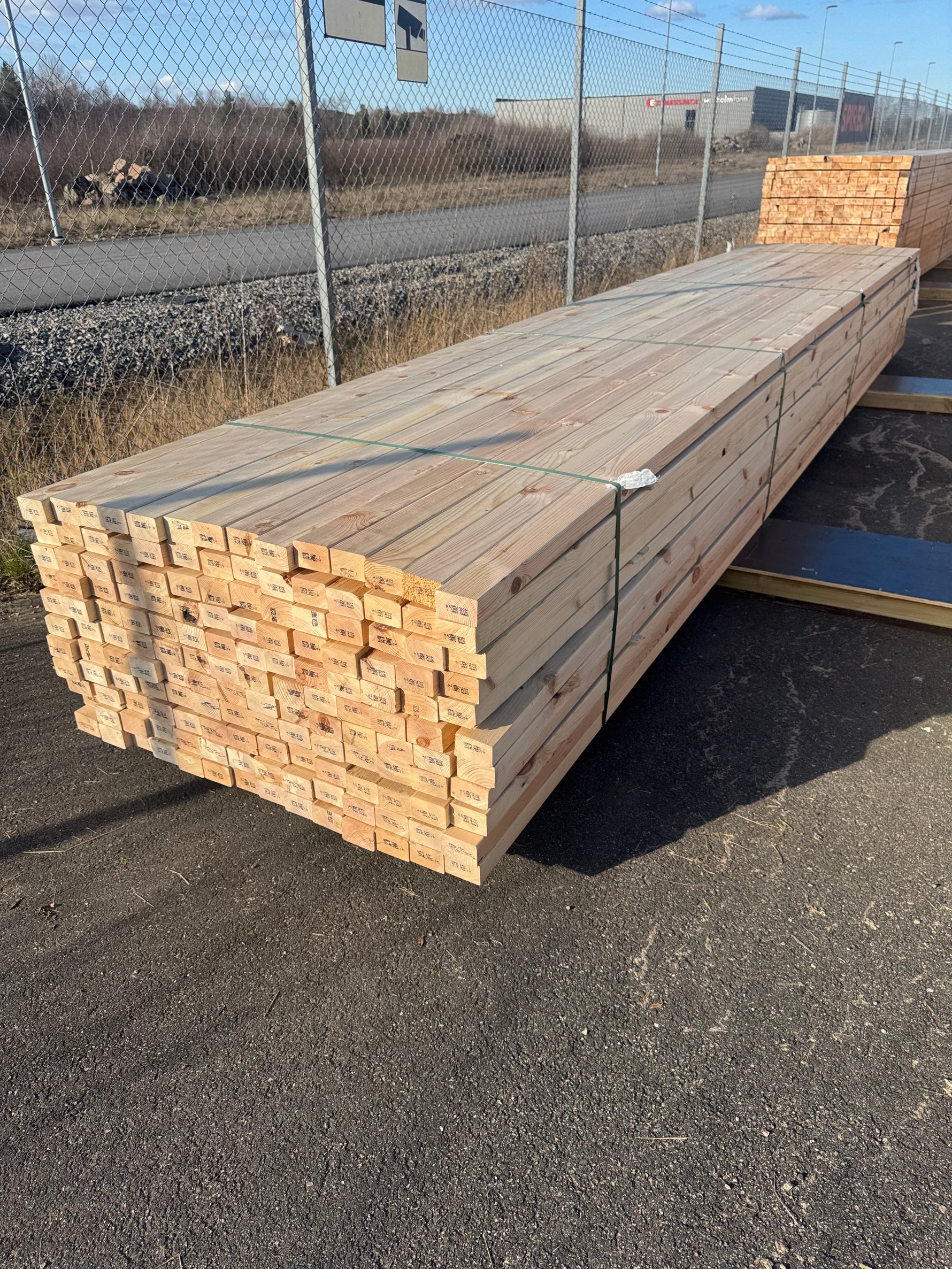 Paket Reglar 48x73 mm – 154 st (5,40 m, furu)