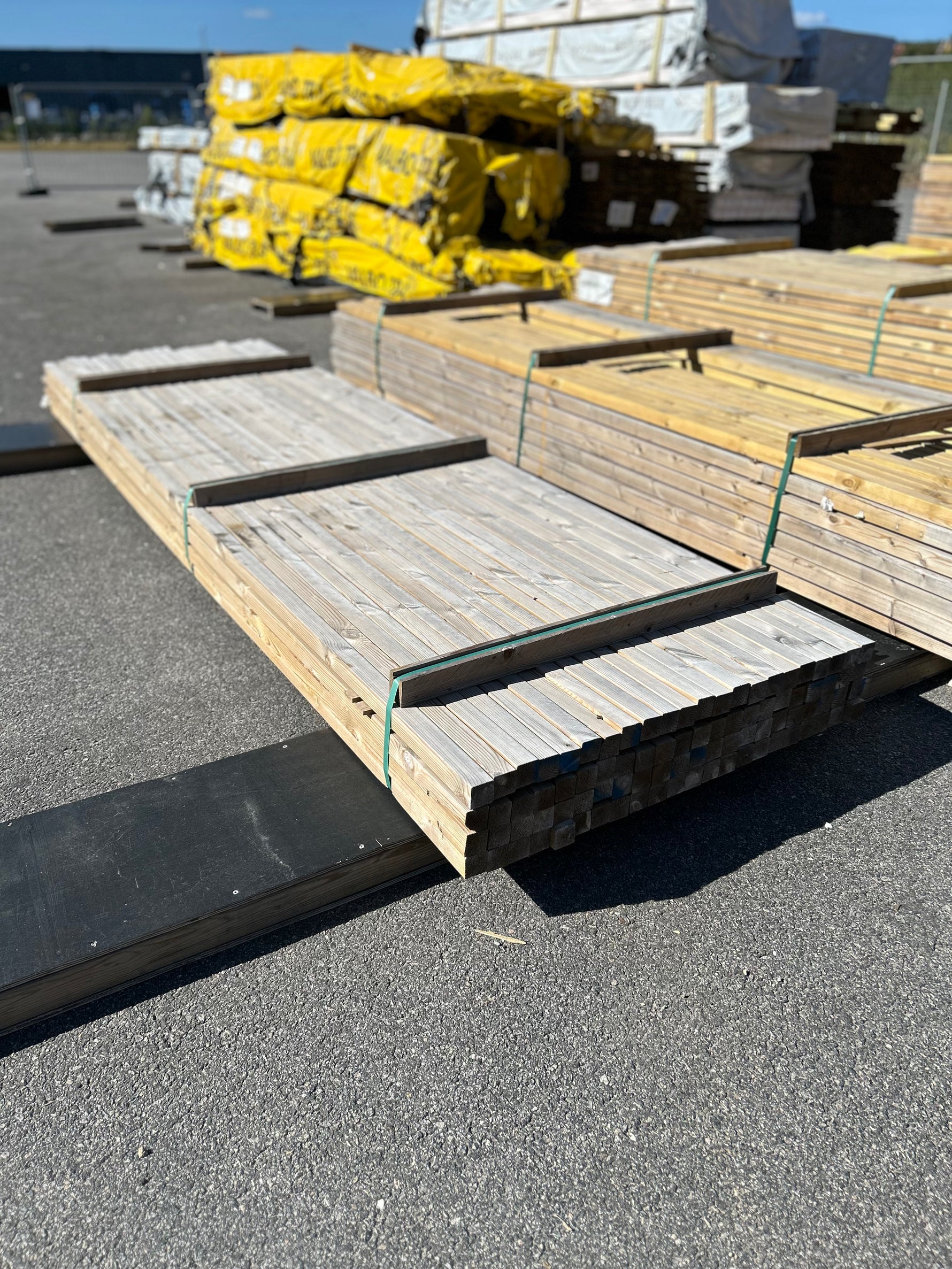 Paket Tryckimpregnerade Reglar 45x45mm 3,60m 88st (Väderbitet)
