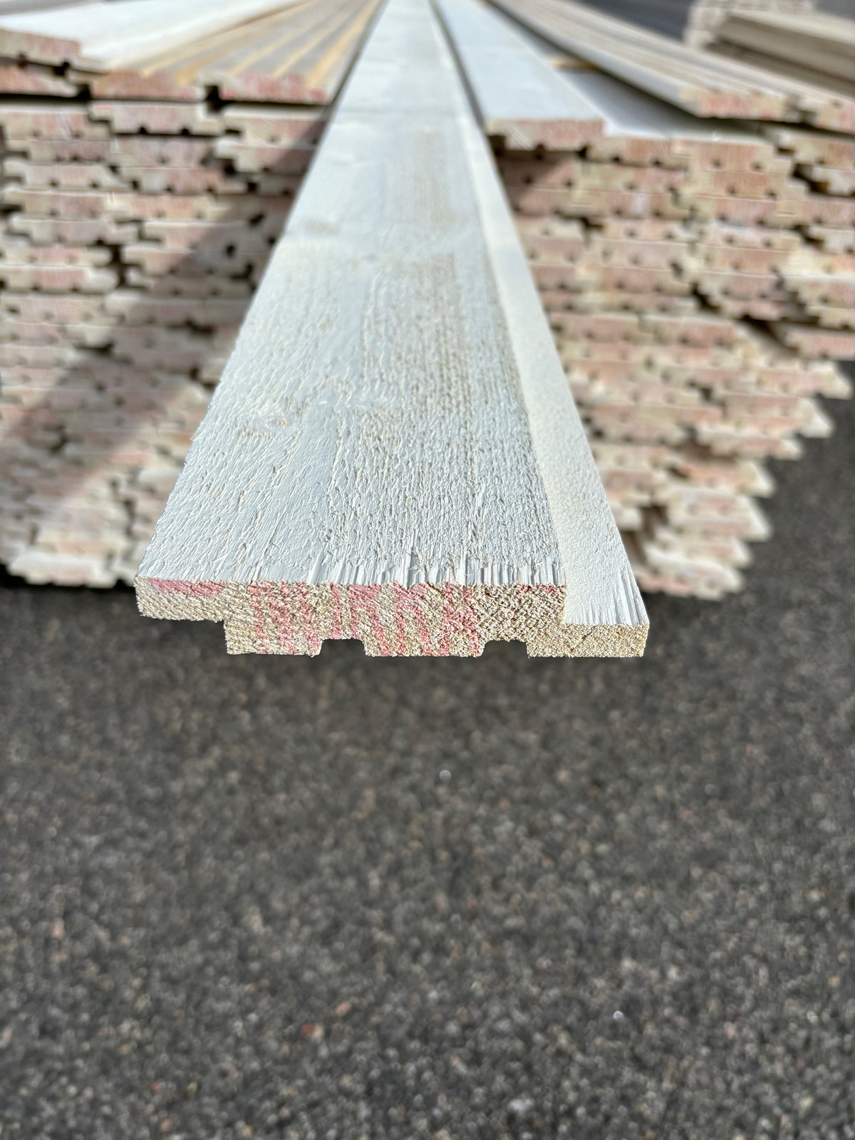 Paket Uppsalapanel 21x115mm 4.80m 198st Grundmålad