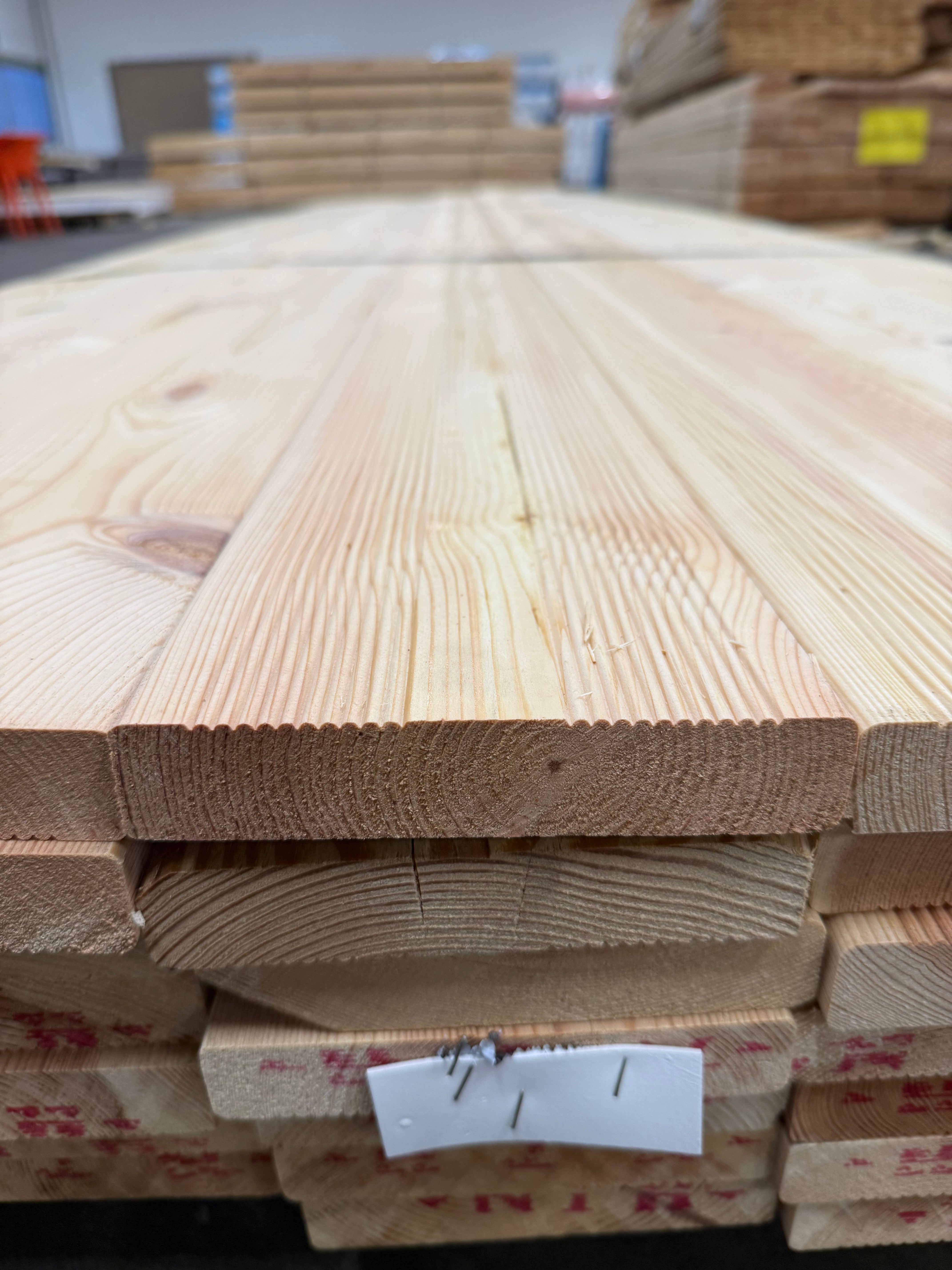 Paket Hyvlade Brädor 27x145mm 3.60m- 49st (Furu Rillad) B- sortering