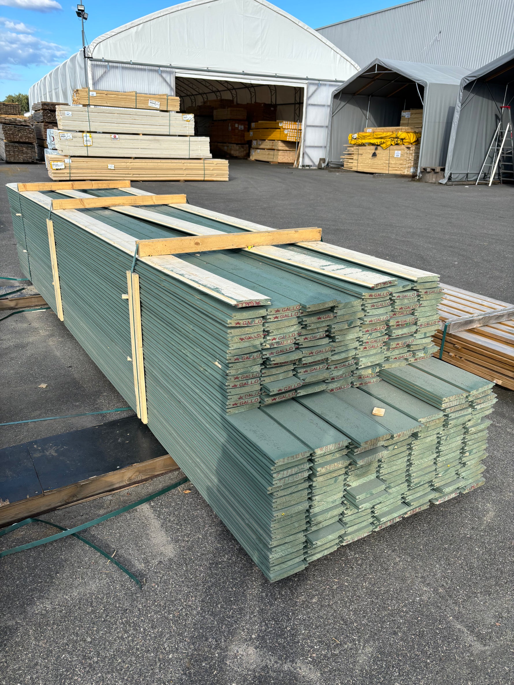 Paket Spontad Spårpanel 22x145mm (4,20–4,80m) 241st Gran