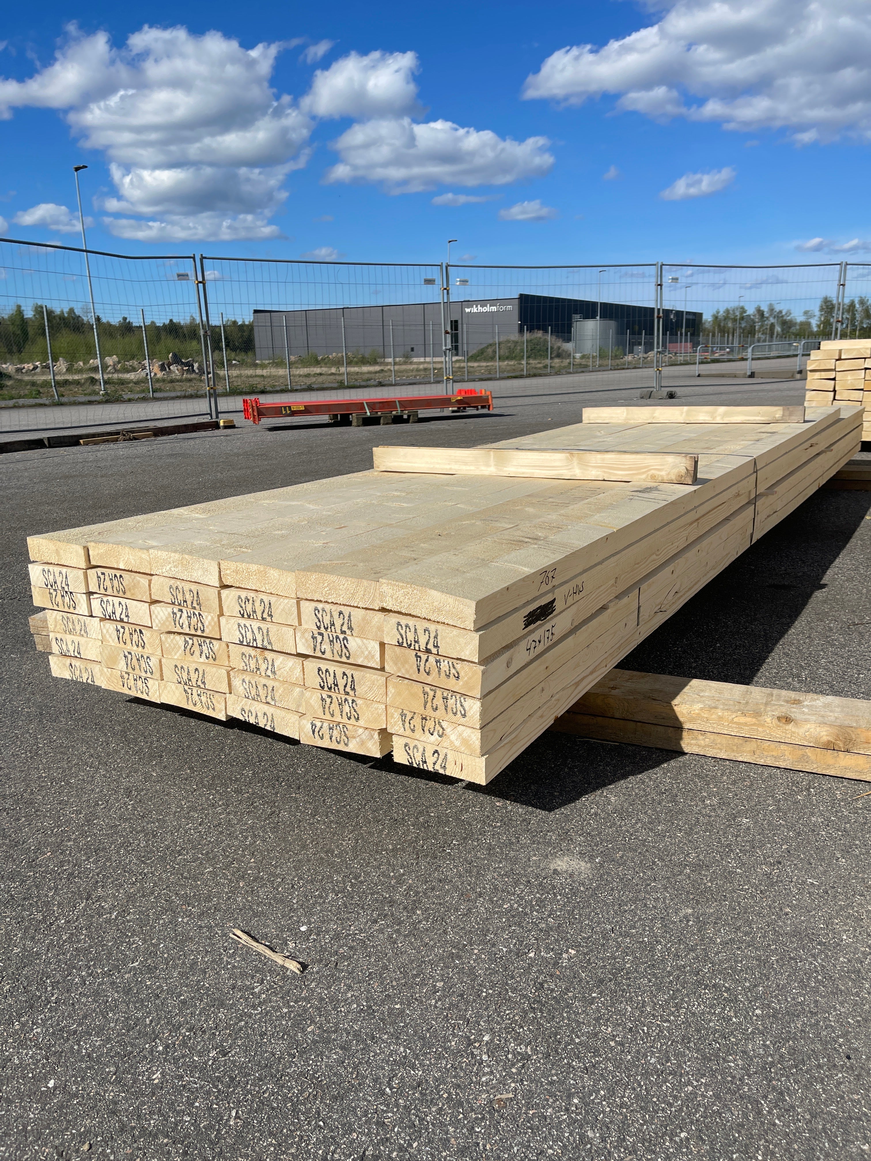 Paket Reglar Ohyvlade 47x175 mm – 4,80 m (30 st) + 3,90 m (6 st)