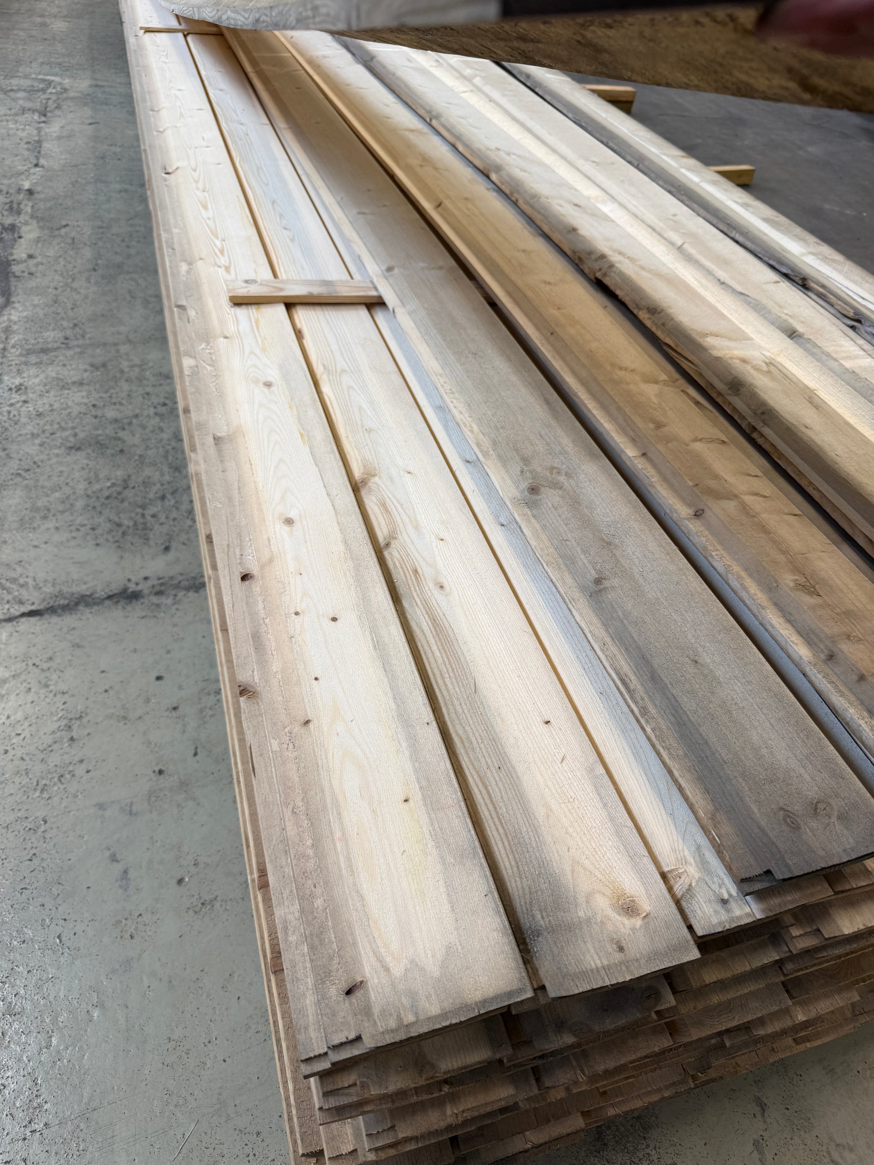 Paket Enkelfasspont 22x120mm 5.40m 153st- Obehandlade Väderbitet