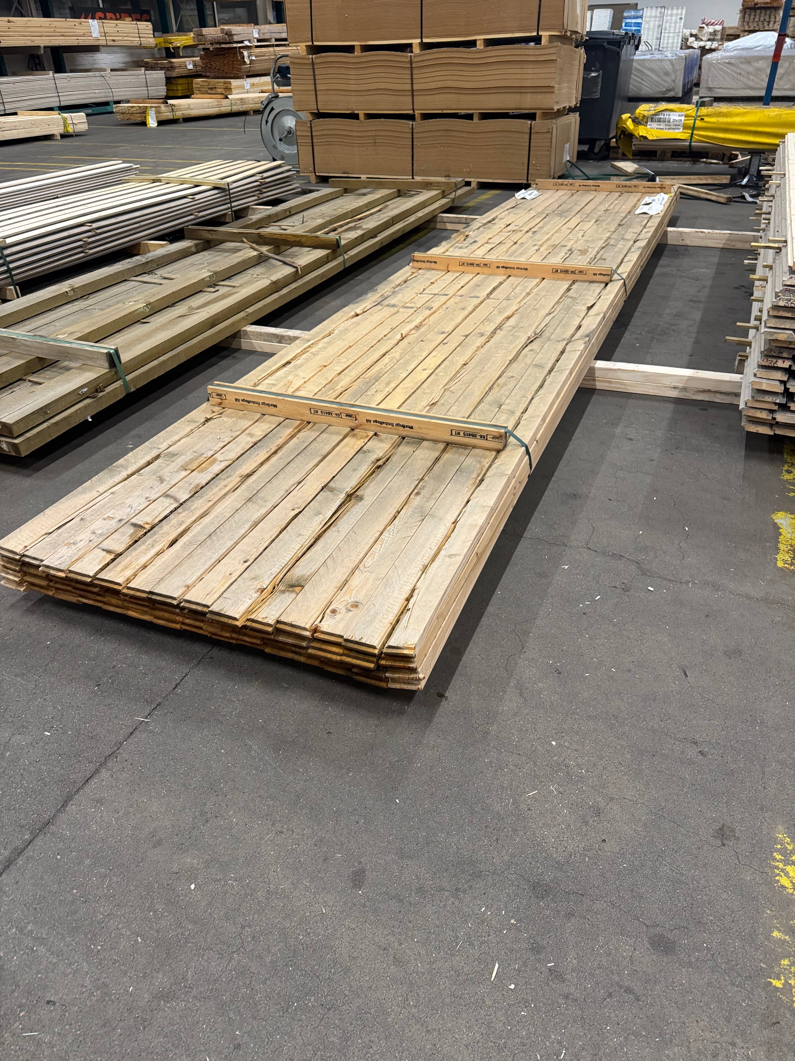 Paket Glespanel Felhyvlad 28x70mm – 60 st (5,40 m)