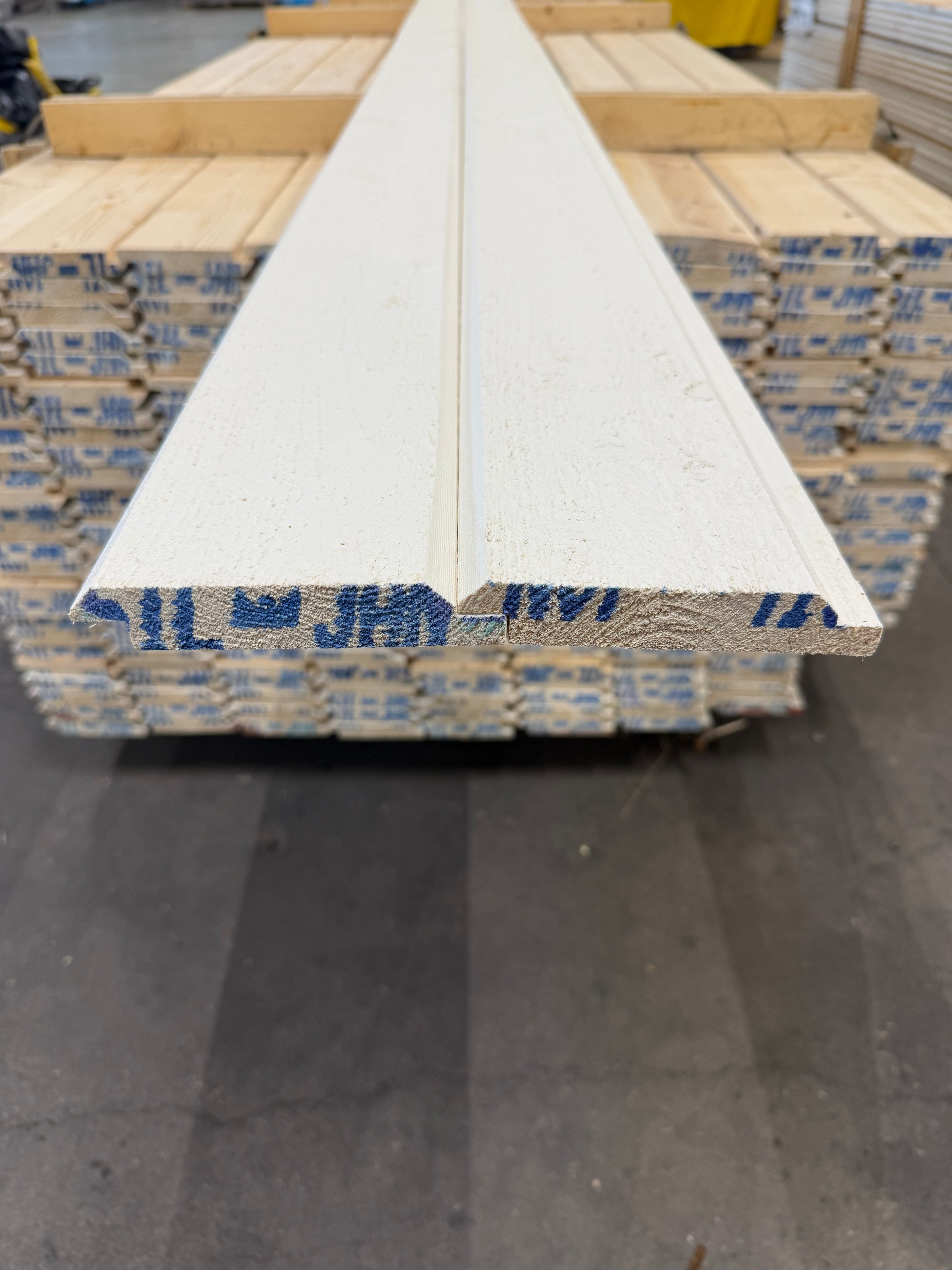 Ytterpanel Dubbelfas Halvspont 22x120mm