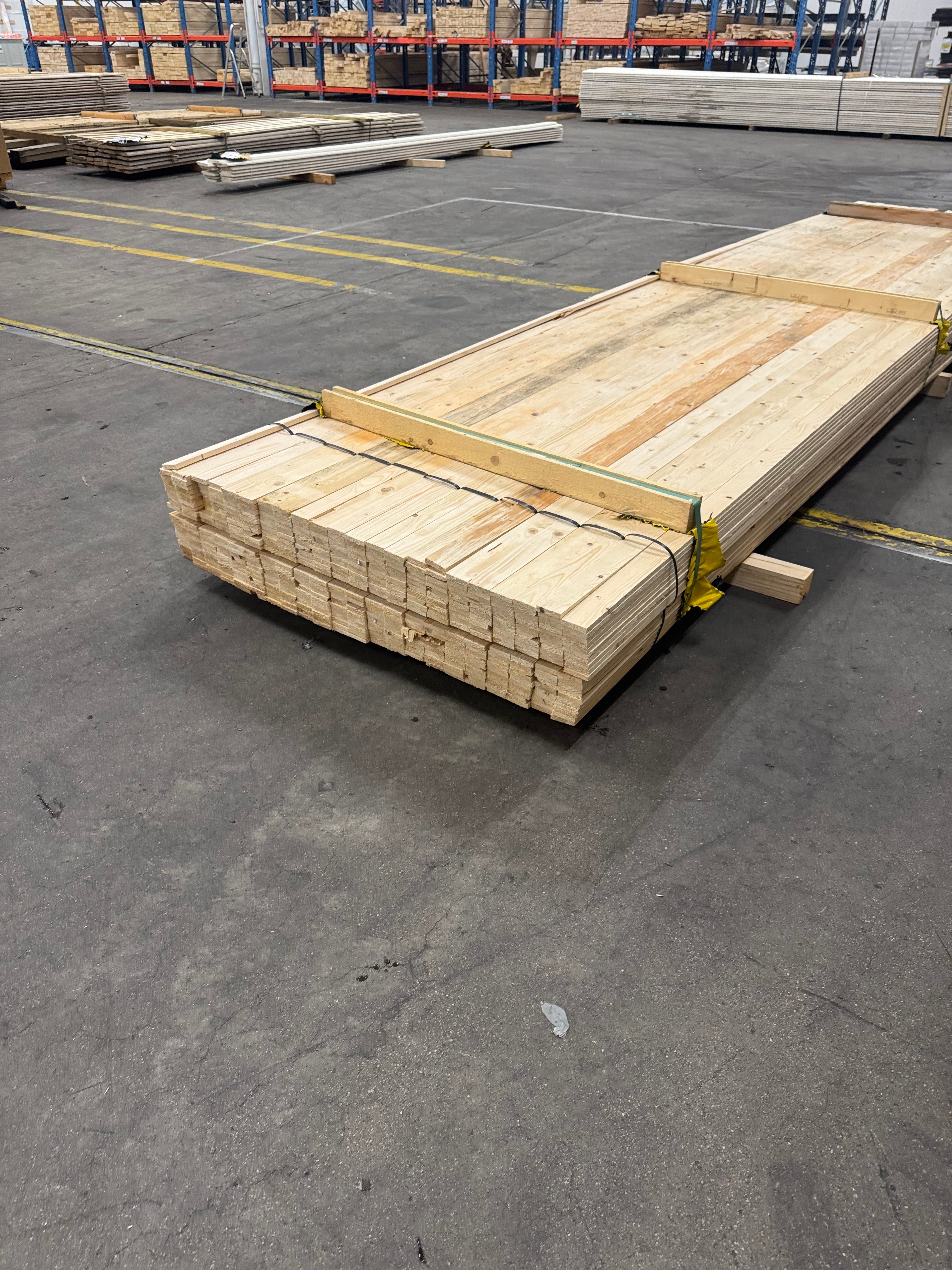 Paket Läkt 12x48mm – 440 st (4,80 m, Obehandlad Gran, Vattenskadad/Utsorterad)