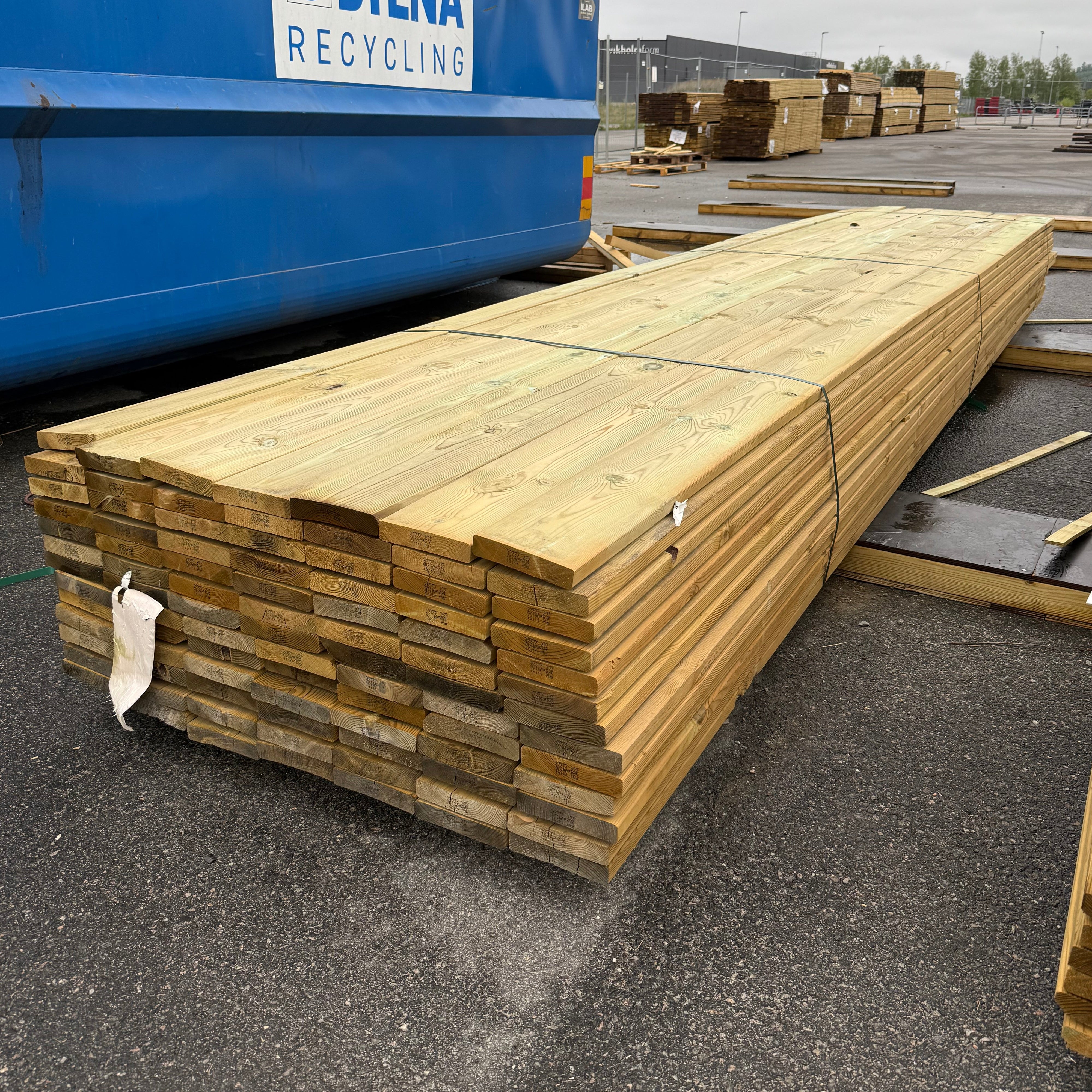 Paket Tryckimpregnerad Trall 28x145mm, 91st- 5.10m