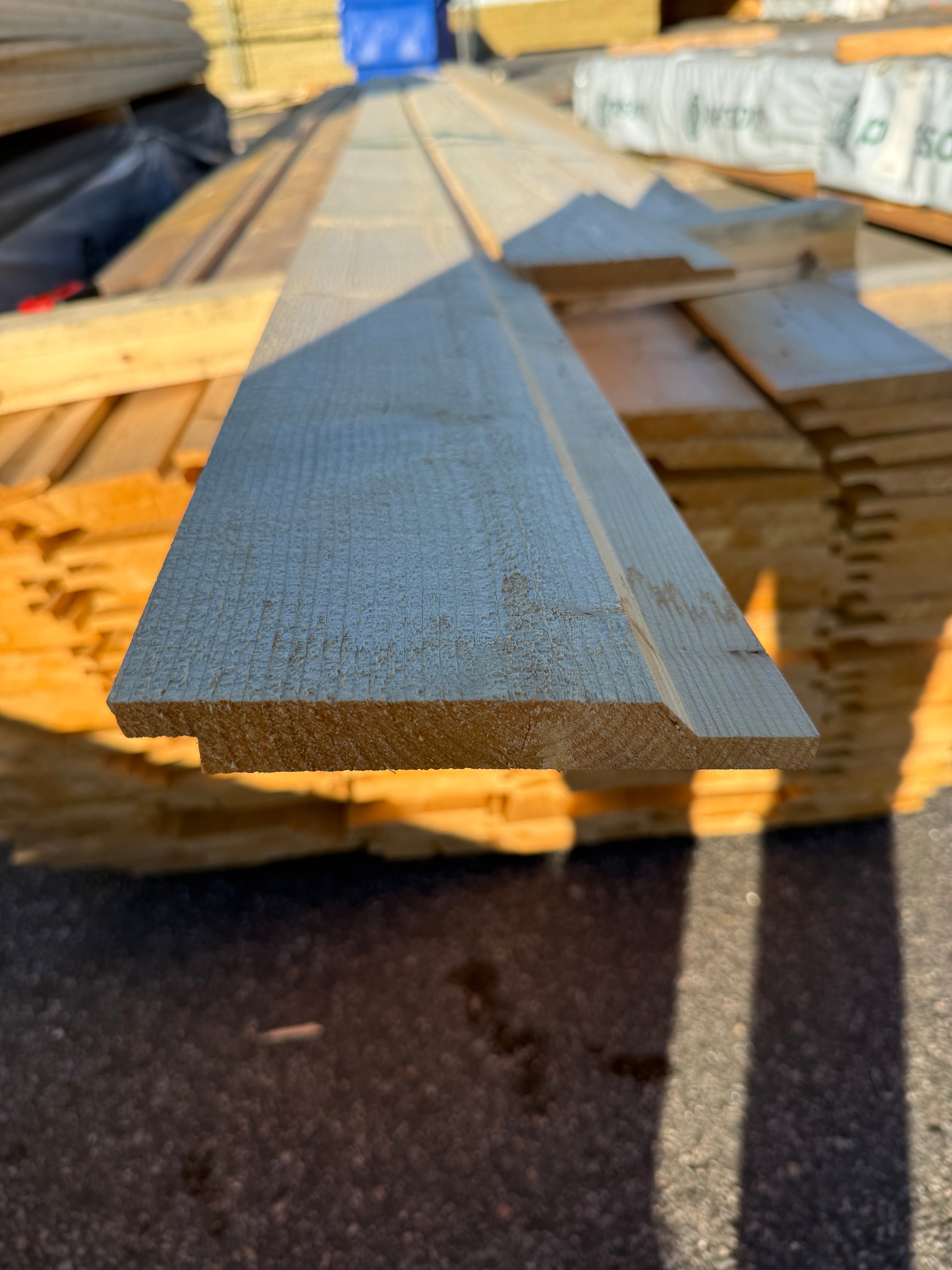 Paket Ytterpanel 22x165mm – 126 st 5,40 m (gran, obehandlad)