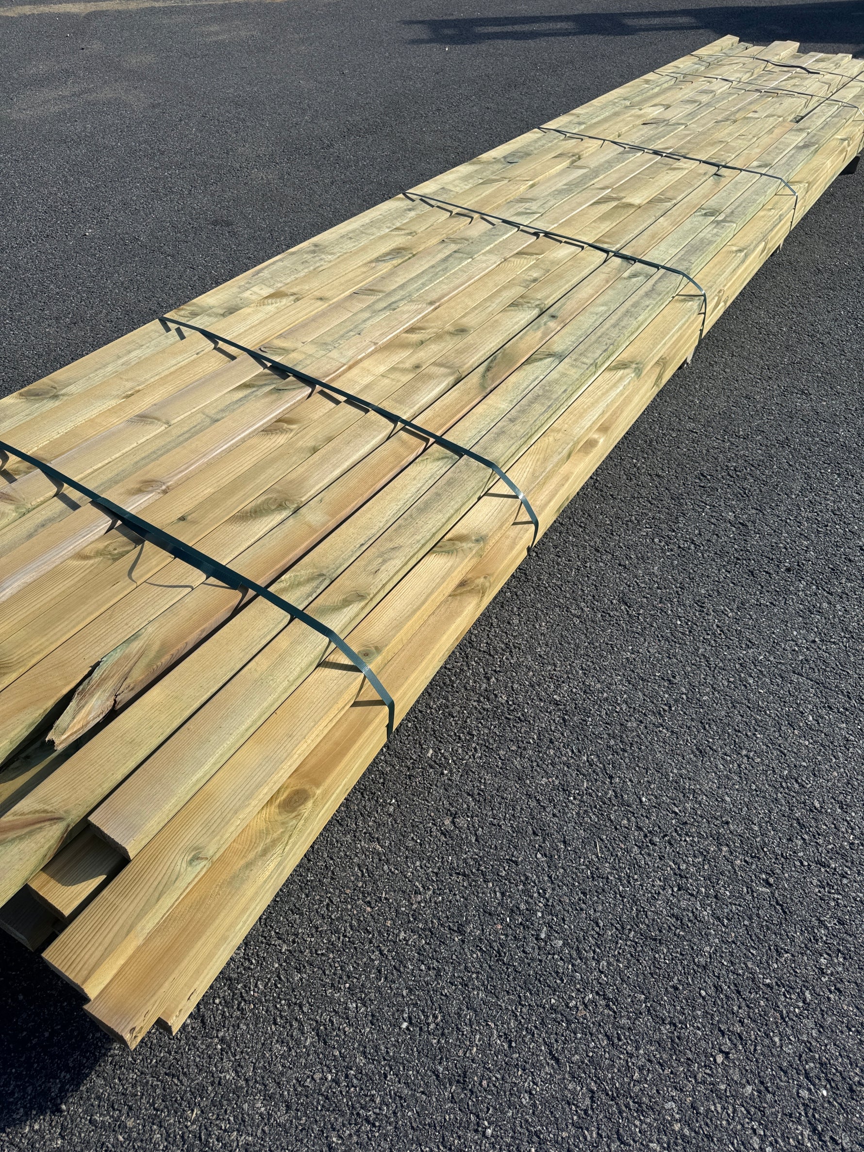 Paket Tryckimpregnerade Reglar 45x70mm – 56st, 5,40m (Utsorterade)
