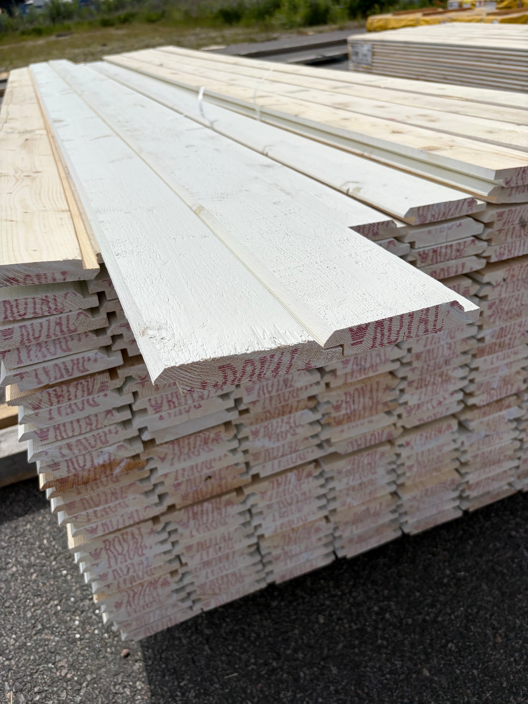 Paket Ytterpanel Dubbelfas Halvspont 22x120mm, 225st 3.60m Mellanstruken&nbsp;