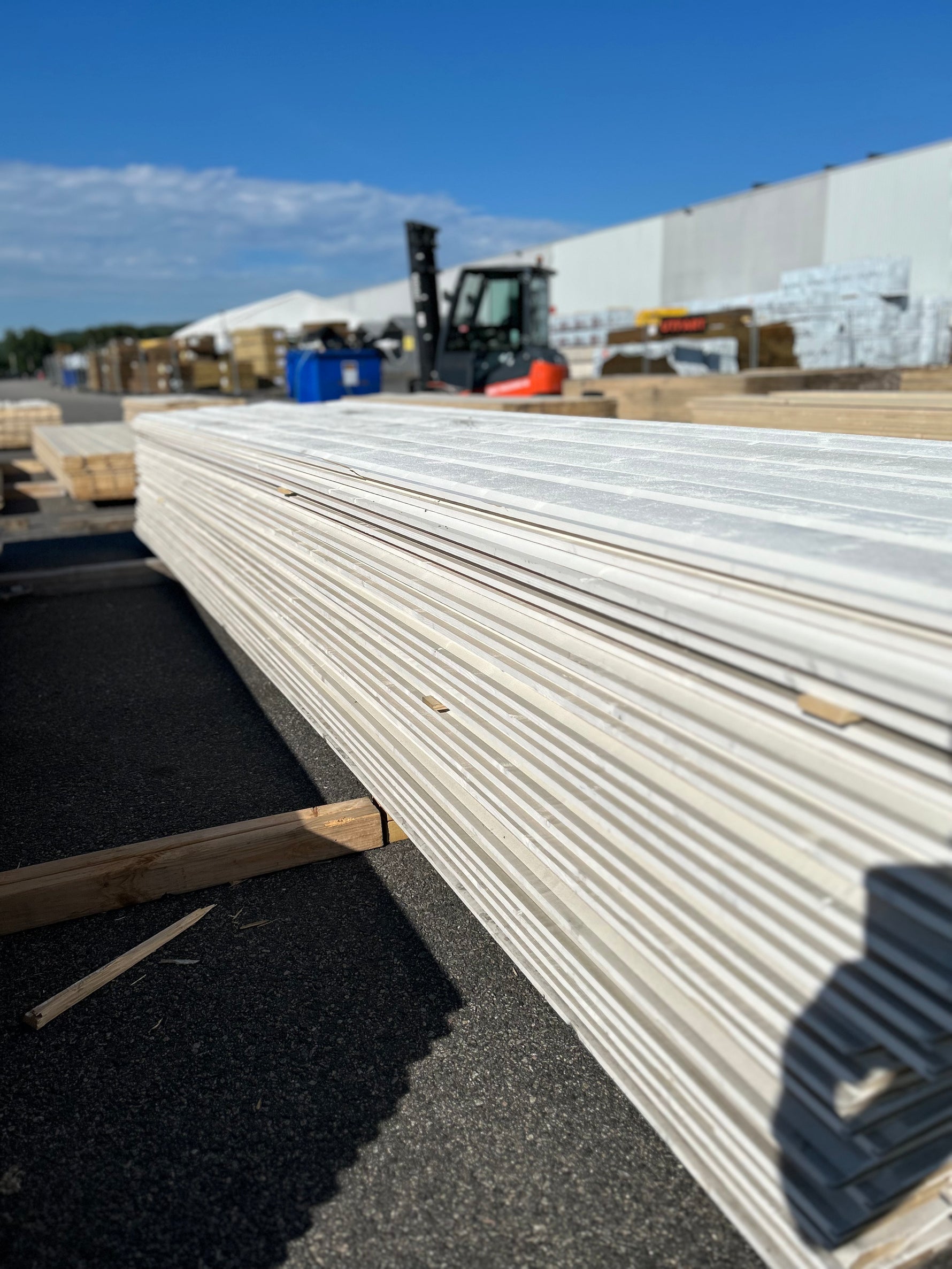 Paket Ytterpanel Dubbelfasspont 22x145mm, 208st 4.80m Grundmålad