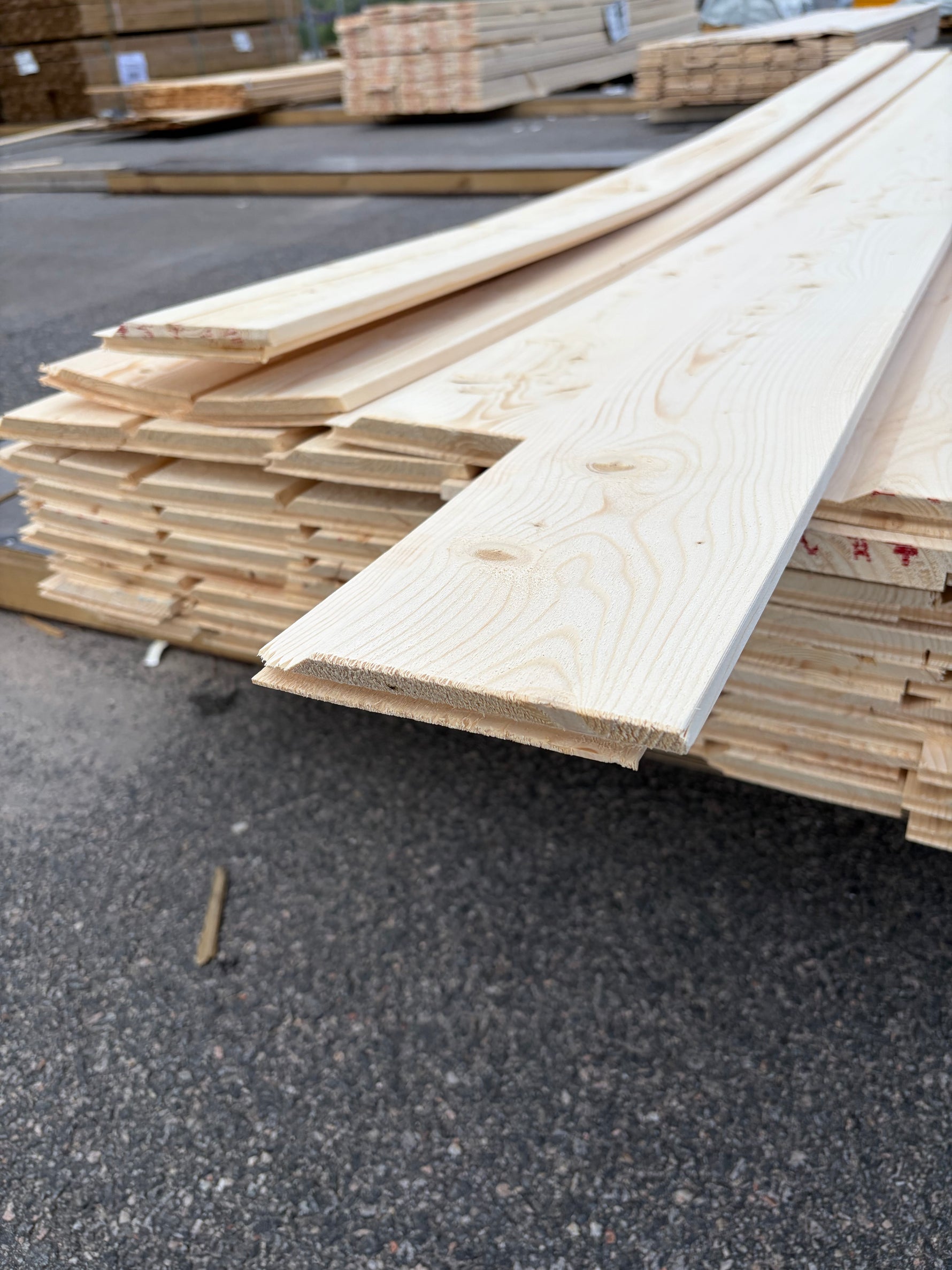 Paket Enkelfas Fals Ändspont 22x145mm, 65st 3,60m (Andra sortering)