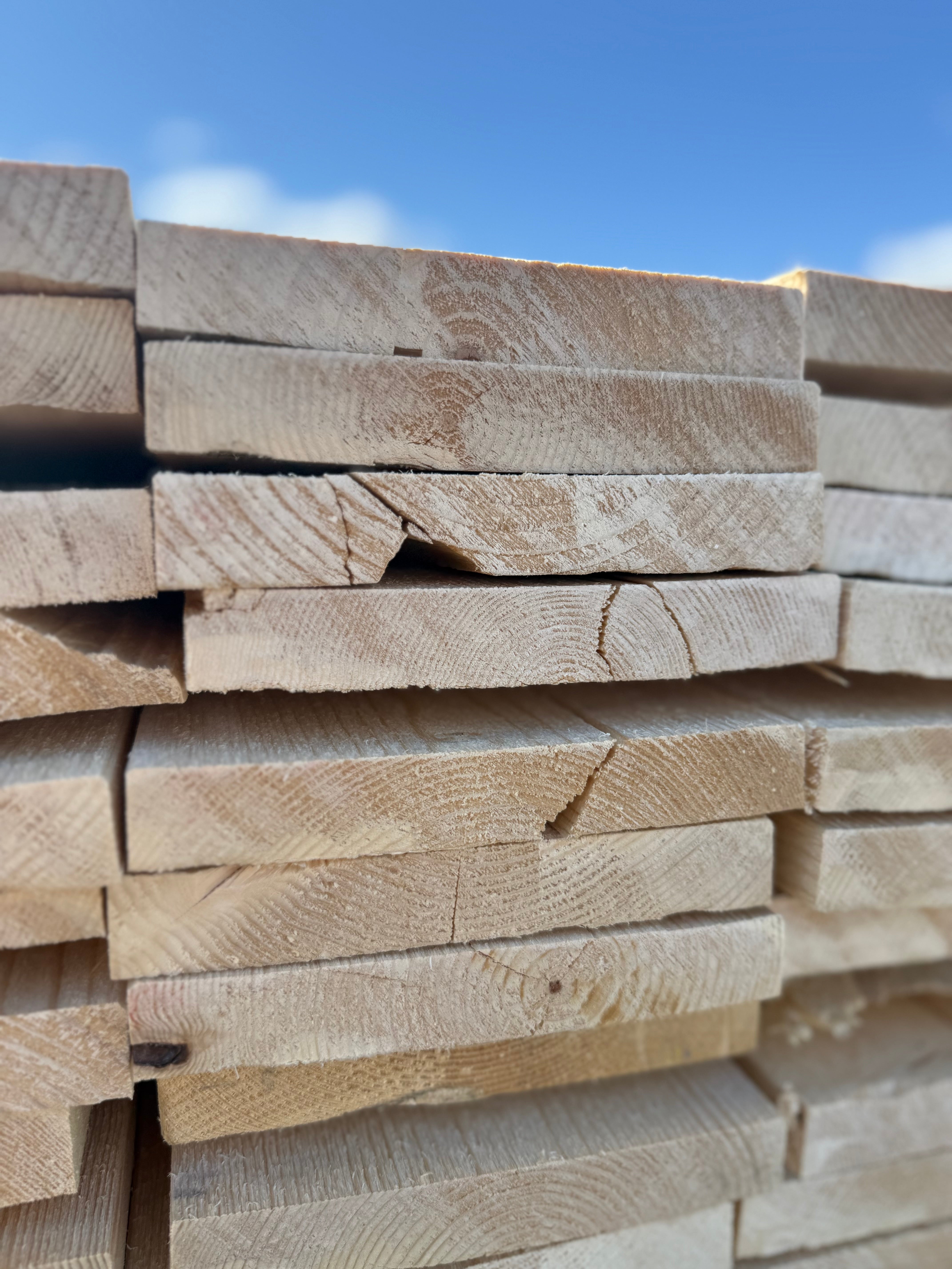 Paket Finsågad Panel 22x145mm 85st 4.20–5.40m – Andra sortering