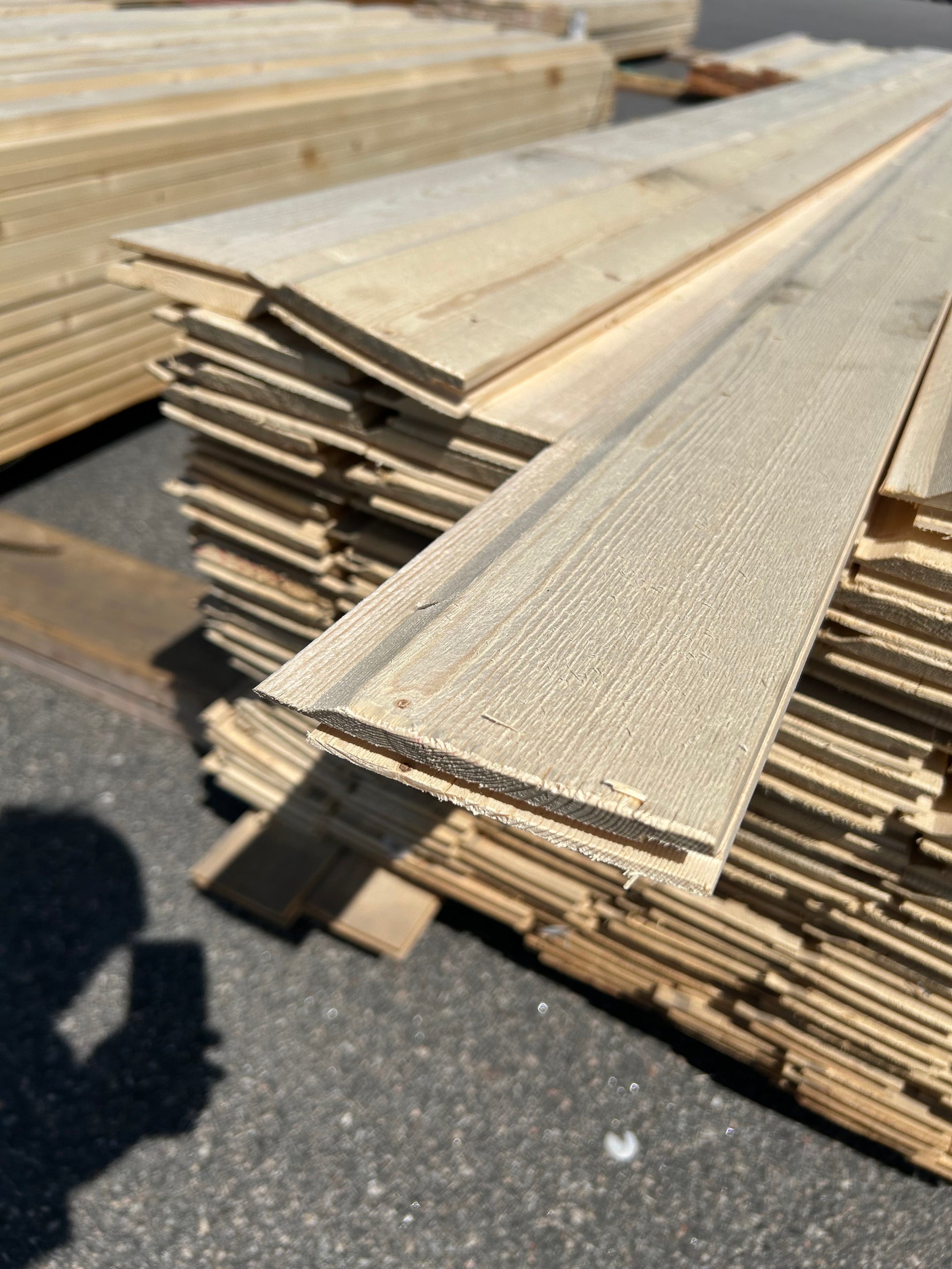 Paket Ytterpanel Enkelfas 22x120mm 225st 3.0m Obehandlade