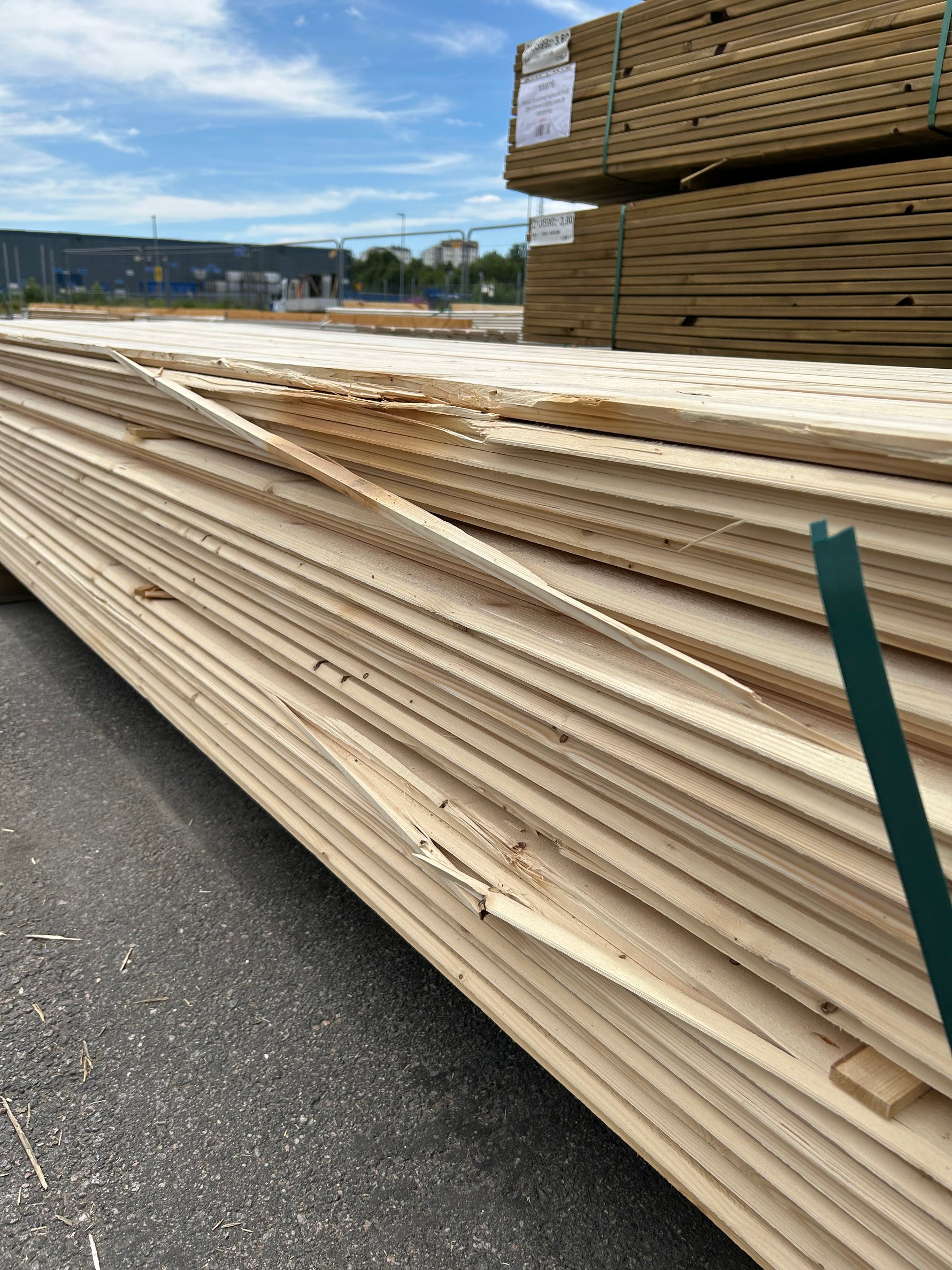 Paket Dubbelfas Halvspont 22x145mm 3,90m 175 st Obehandlade