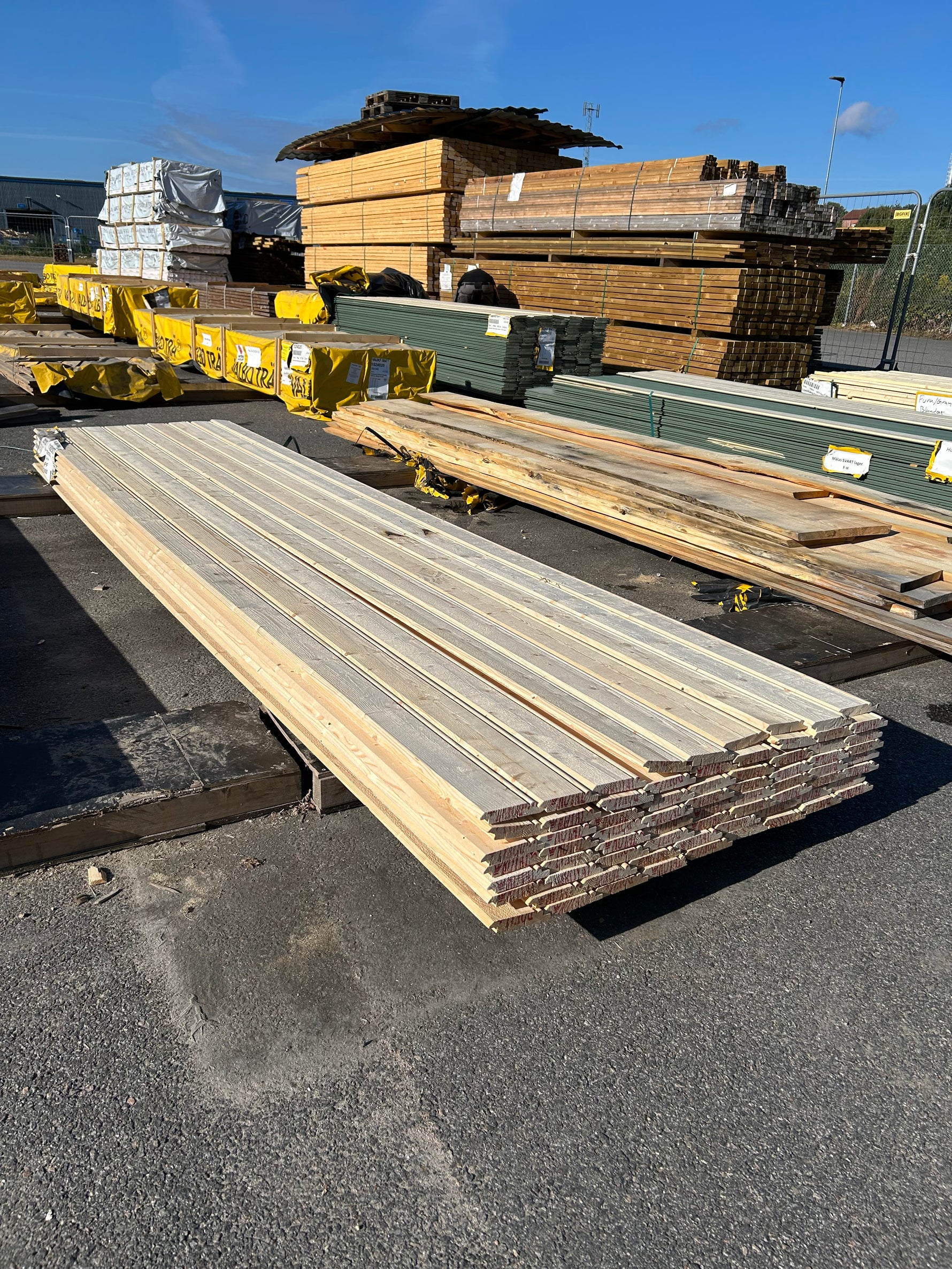 Parti Pärlfals 22x120mm 3,90m 72st Gran- Obehandlad