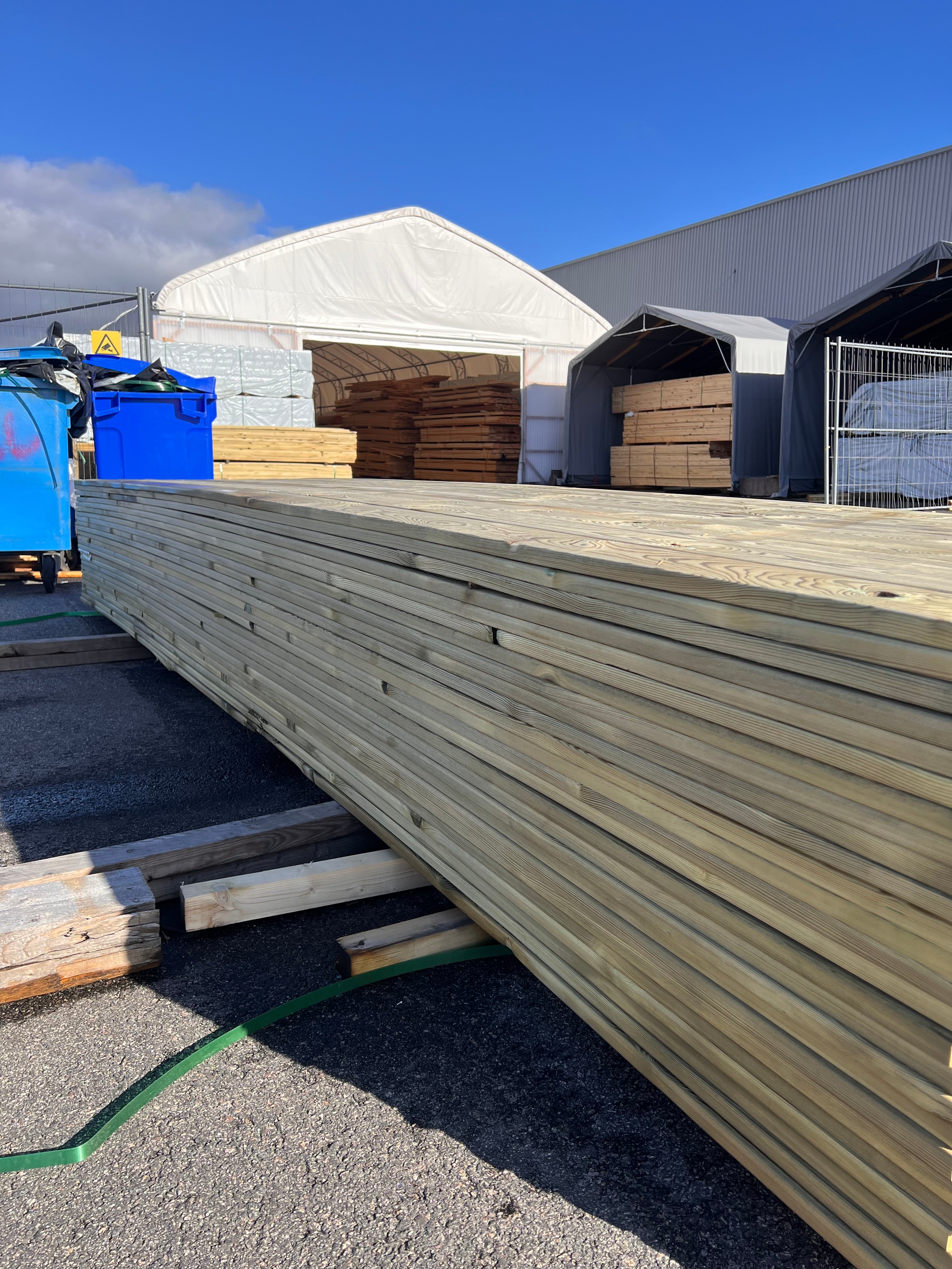 Paket Tryckimpregnerad Trall 22x95 250 st 4,50m (B-Sortering)