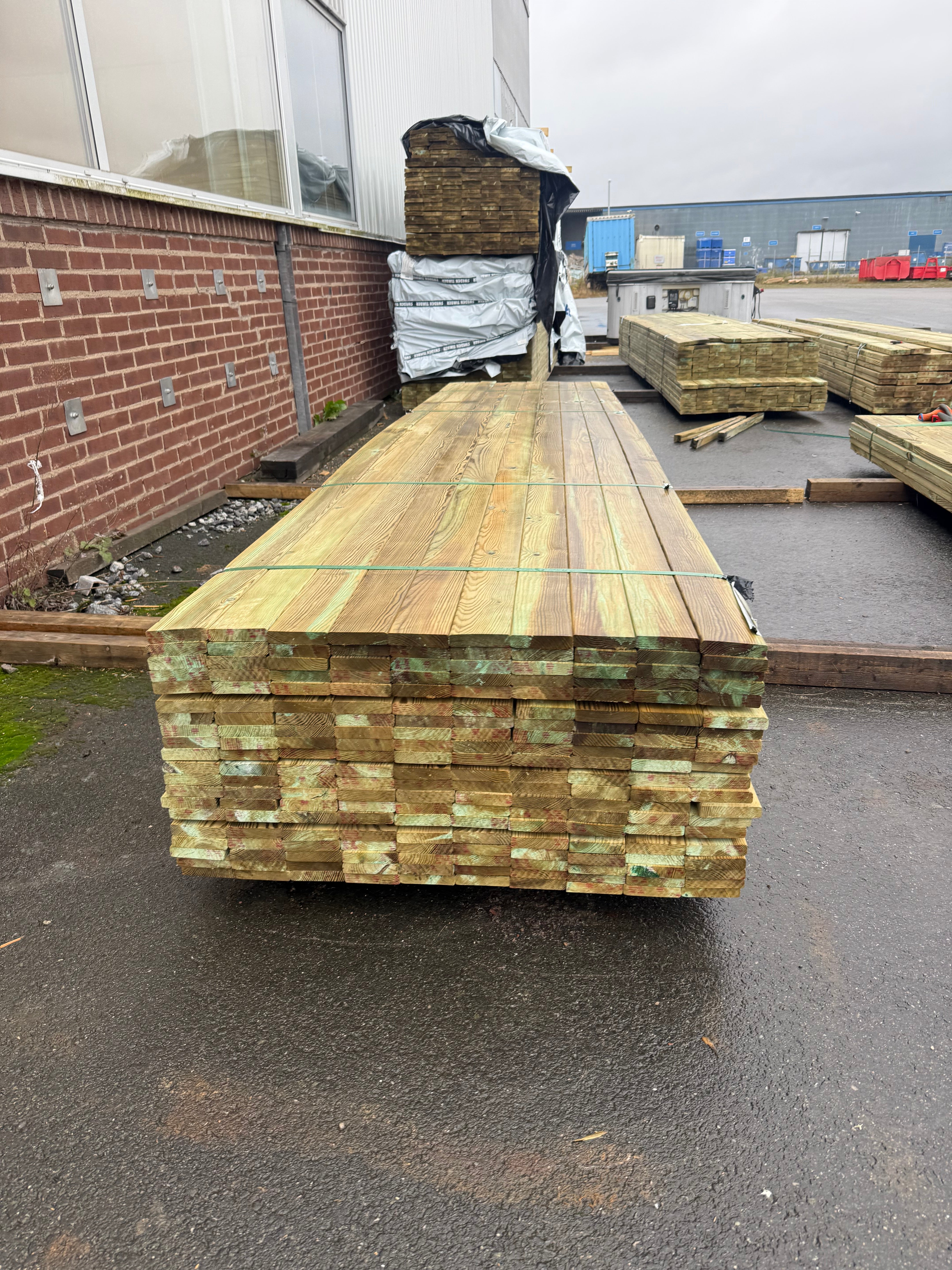 Paket Trall 22x95mm – 200 st (4.50–4.80m) Tryckimpregnerad B-sort