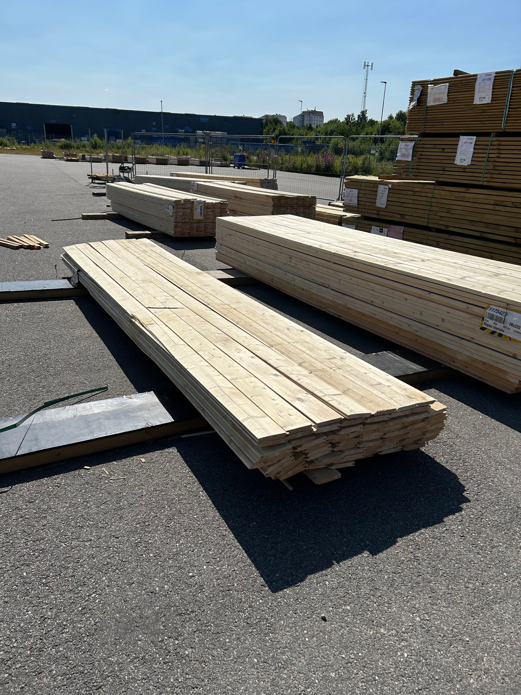 Paket Enkelfasspont 22x145mm 4.80m 85st- Obehandlad
