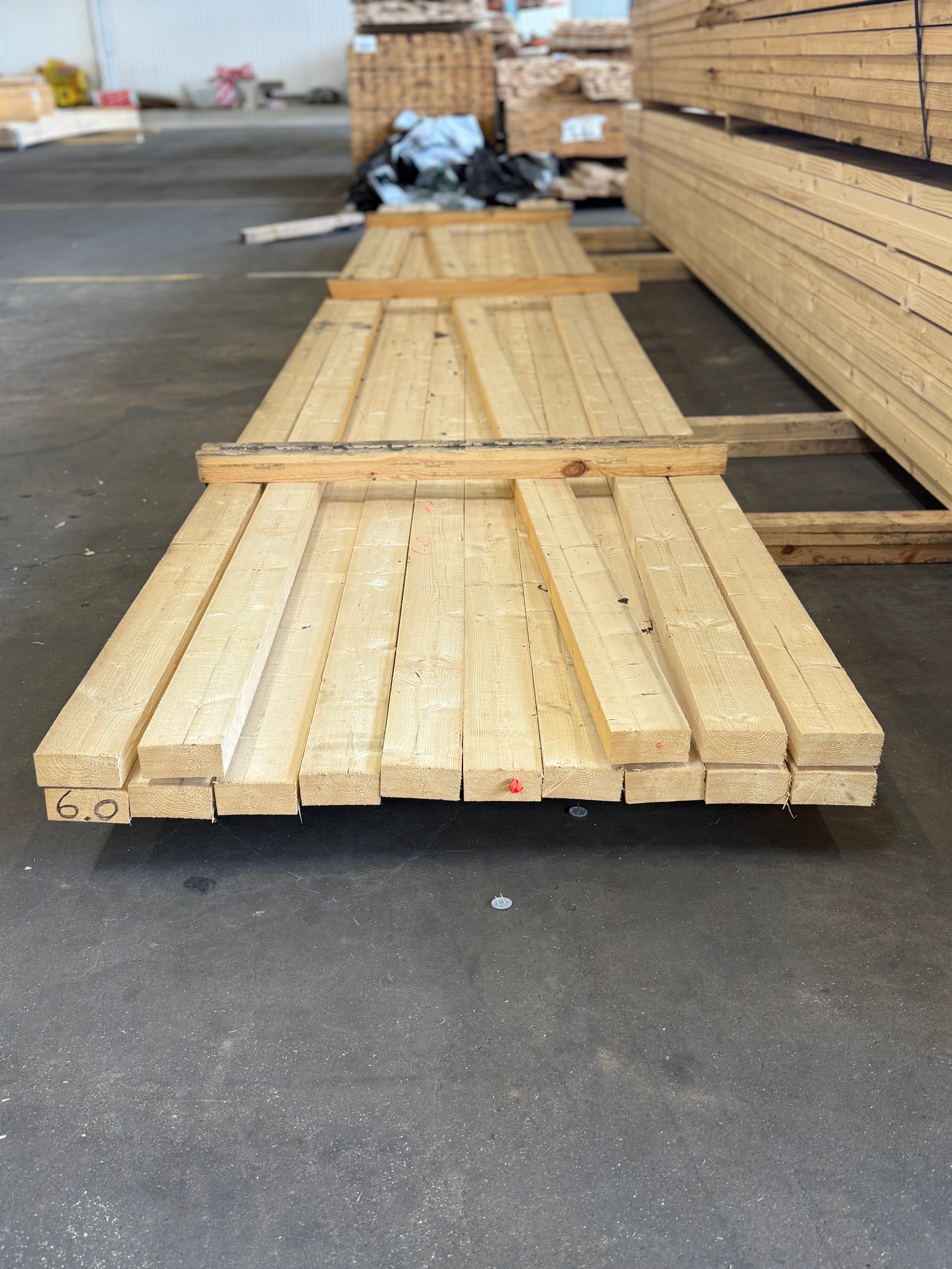 Paket Reglar Ohyvlade 47x100 mm – 6,00 m – 15 st