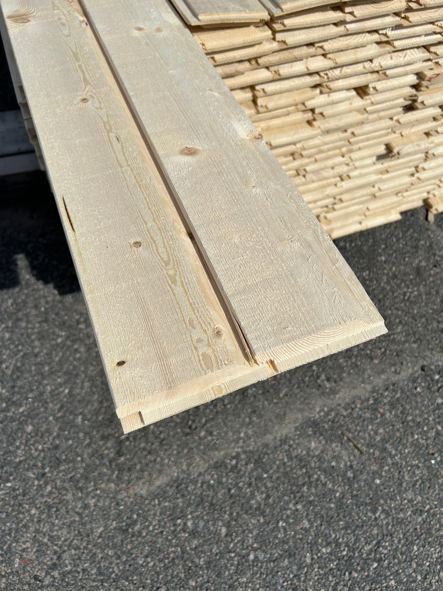 Paket Enkelfasspont 22x120mm 4,20m 225st Obehandlad Gran