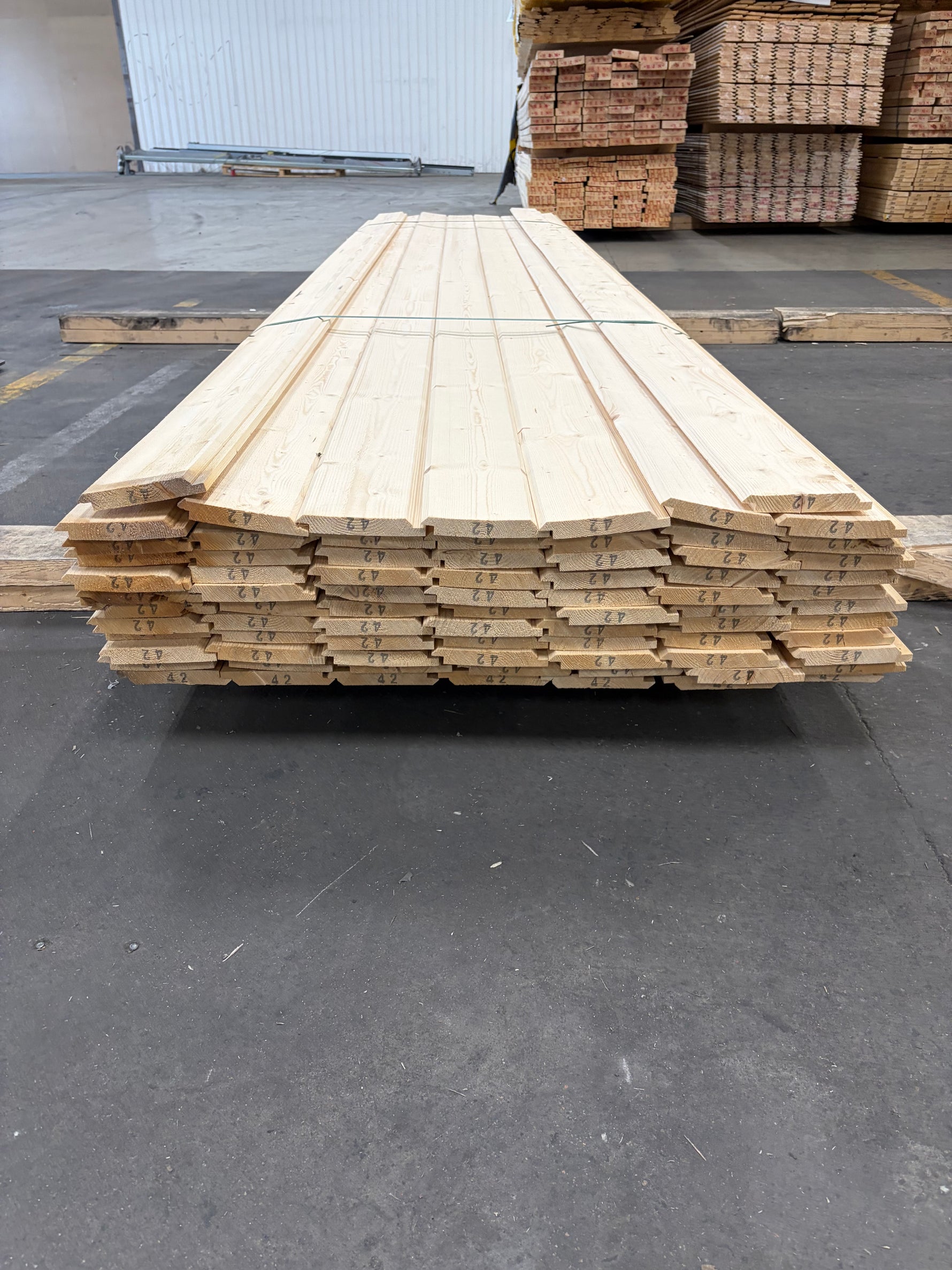 Paket Ytterpanel Dubbelfas 22x145mm, 4,2 m – 79 st- Obehandlad