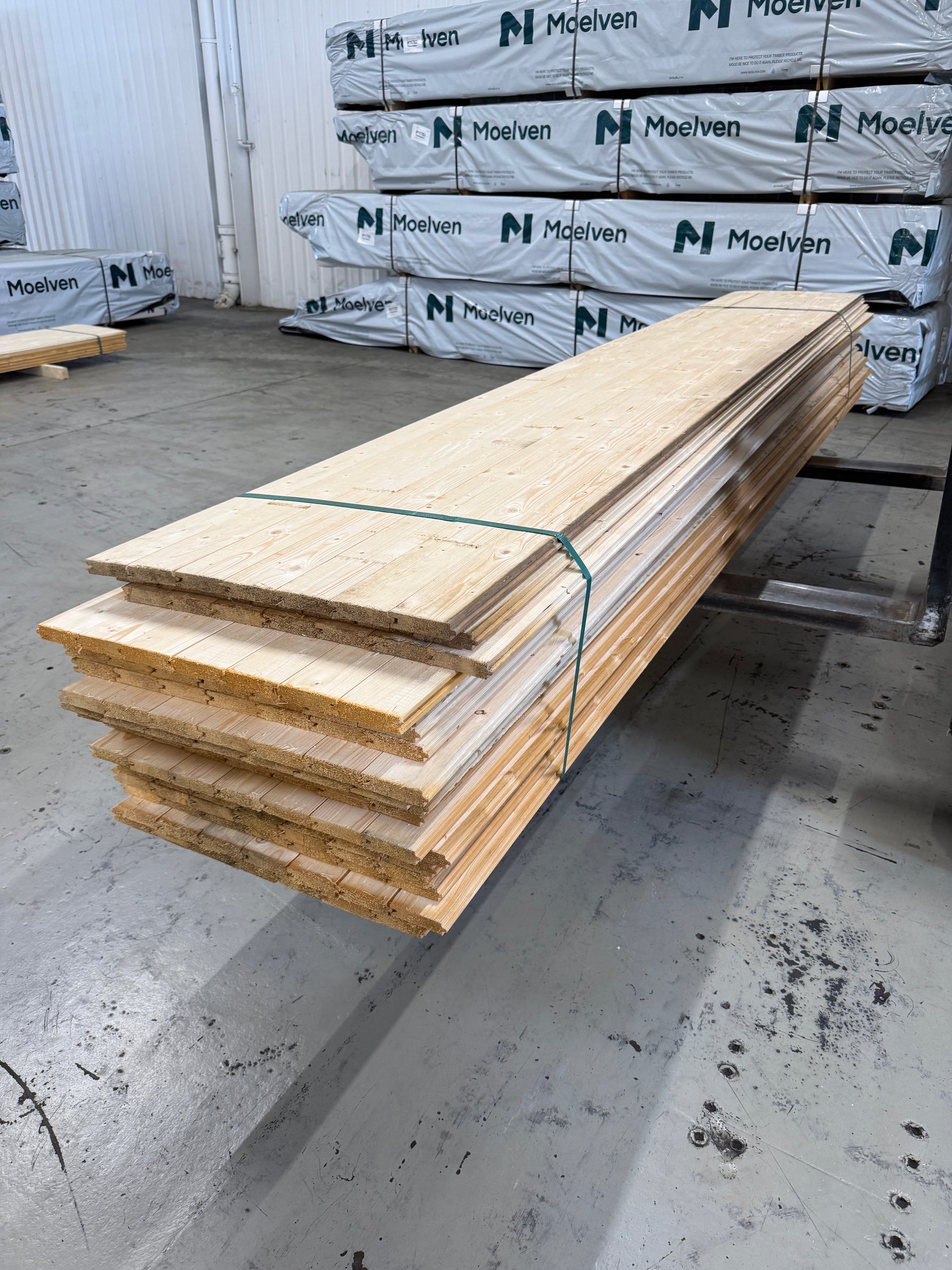 Paket Råspontluckor 20x540x3600mm 20st (Fuktskadat)