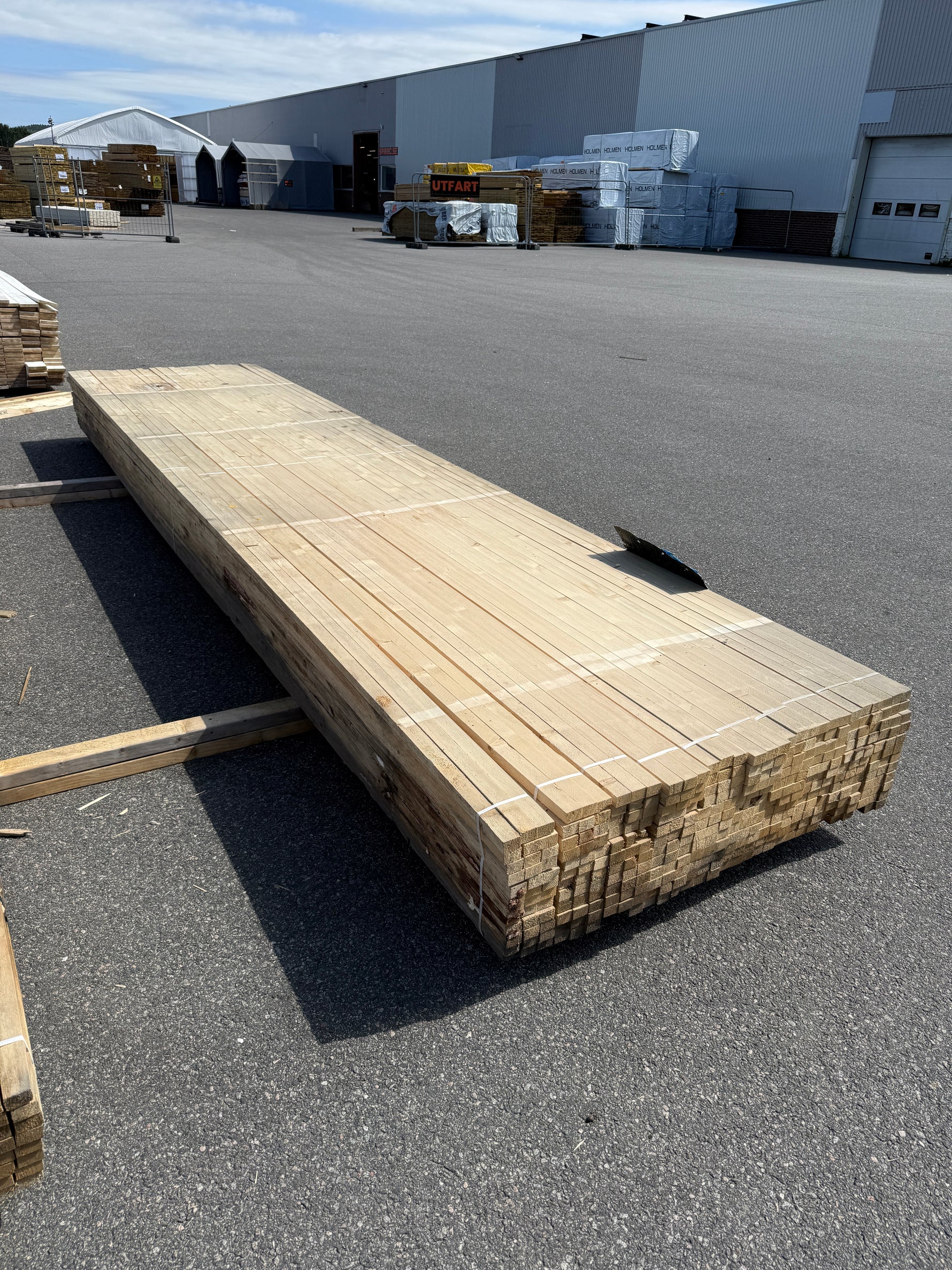 Paket Läkt 25x36mm, 360st 4.80m- Fuktskadat
