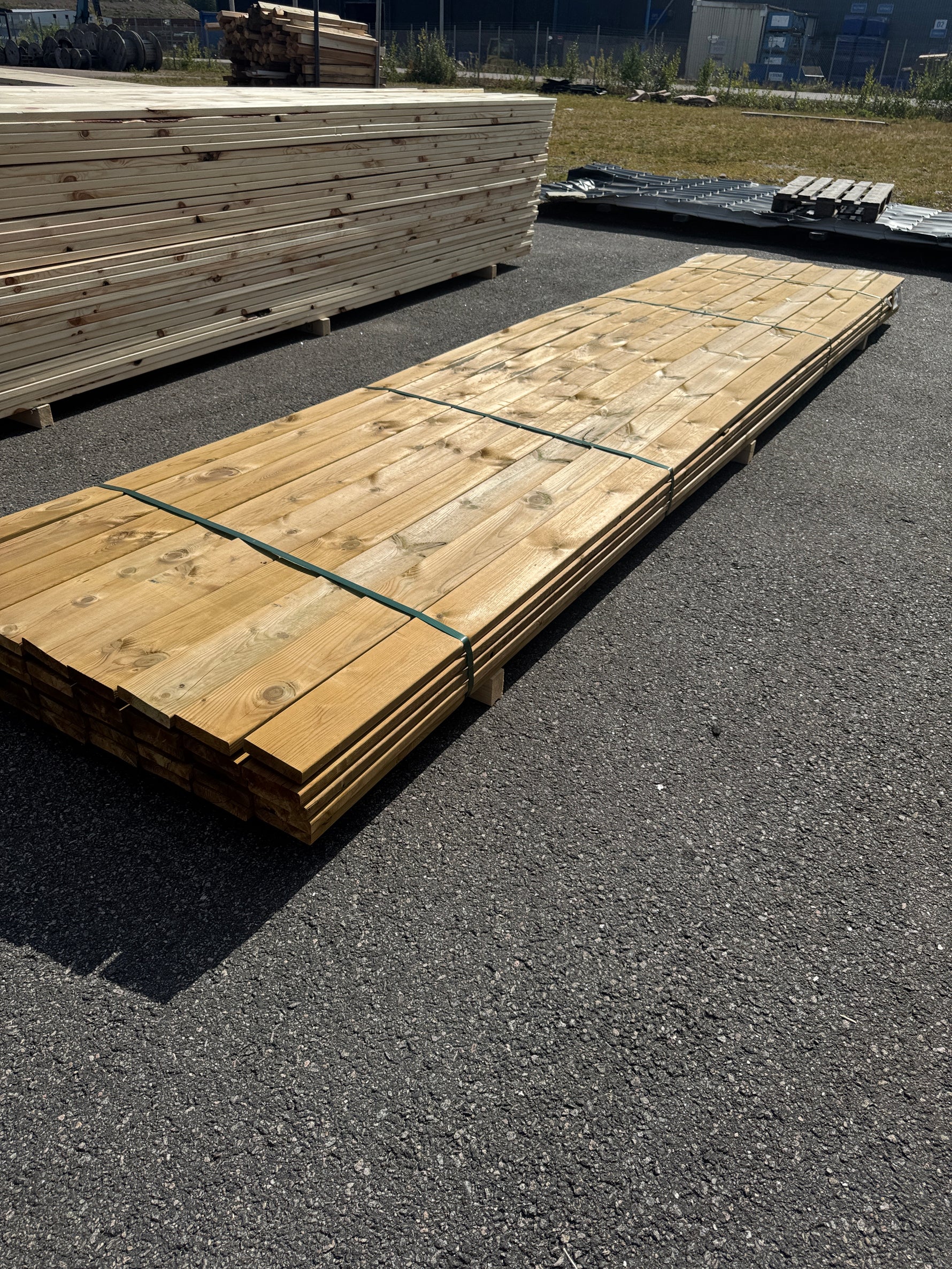 Paket Tryckimpregnerad Trall 28x120 – 45st – 4.80 m – NTR AB – B - Sortering