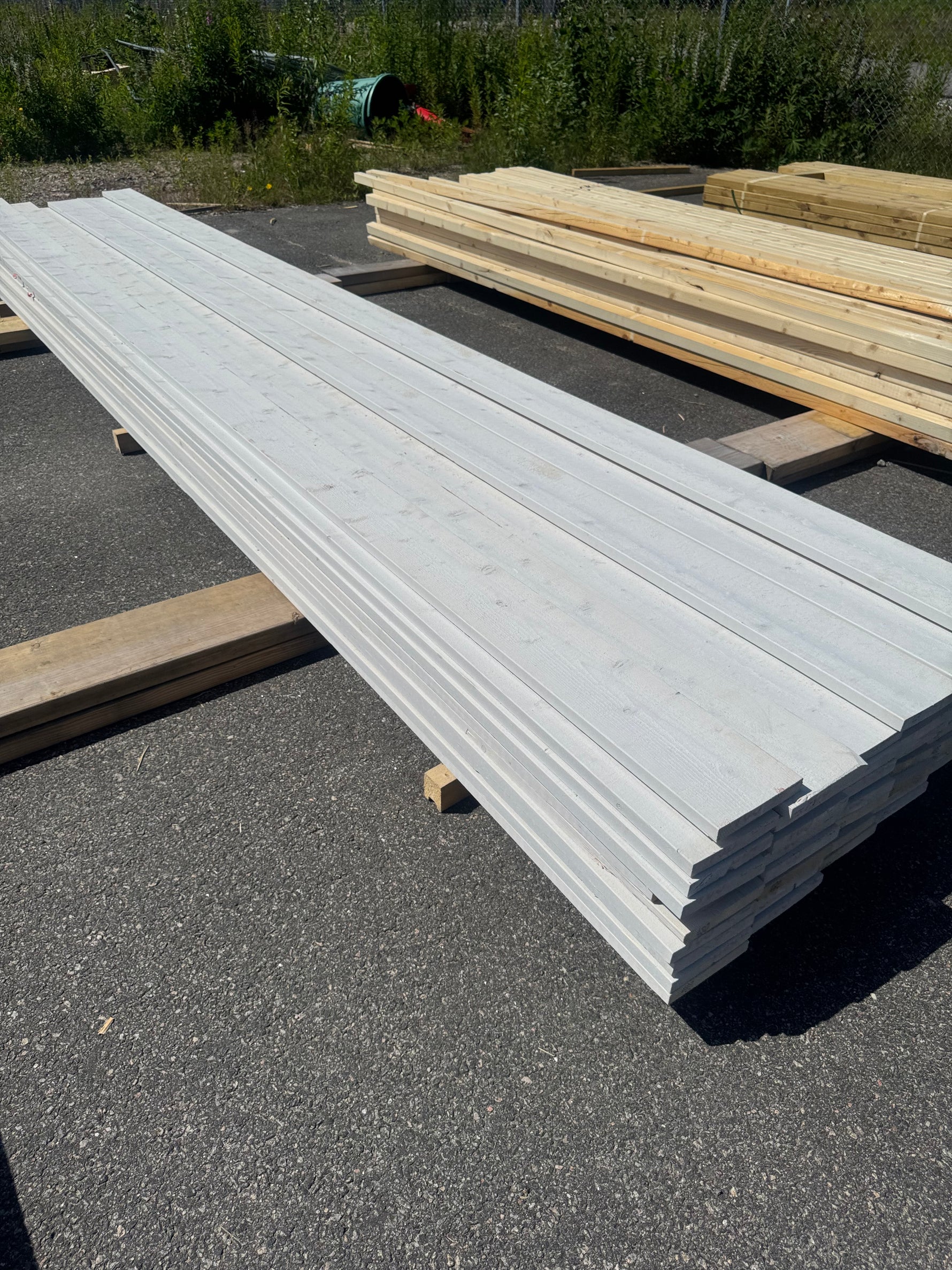Paket Finsågade Klädselbrädor 22x145 mm, 55 st 4,80 m
