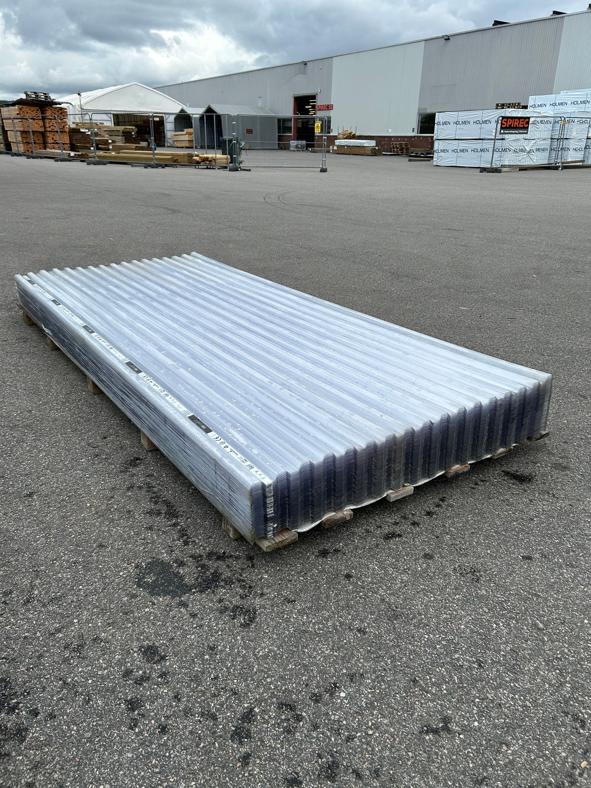 Plasttak GOP Suntuf klar- 0,8mm Trapetsprofil