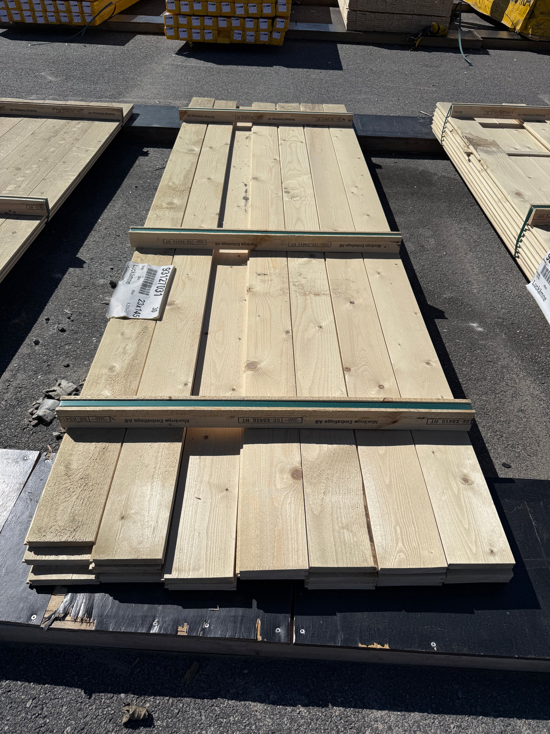 Paket Råspont/ Luckämne 23x145mm 3,00m 20st