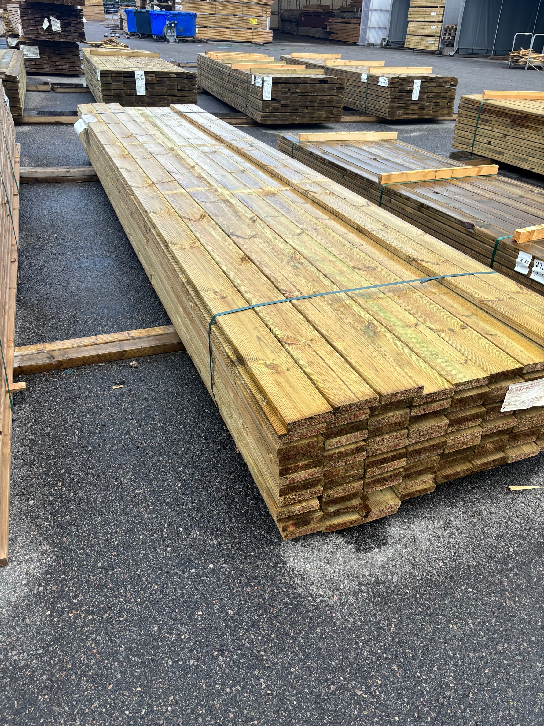 Paket Tryckimpregnerad Trall 28x120mm Furu, 104st 4,8m