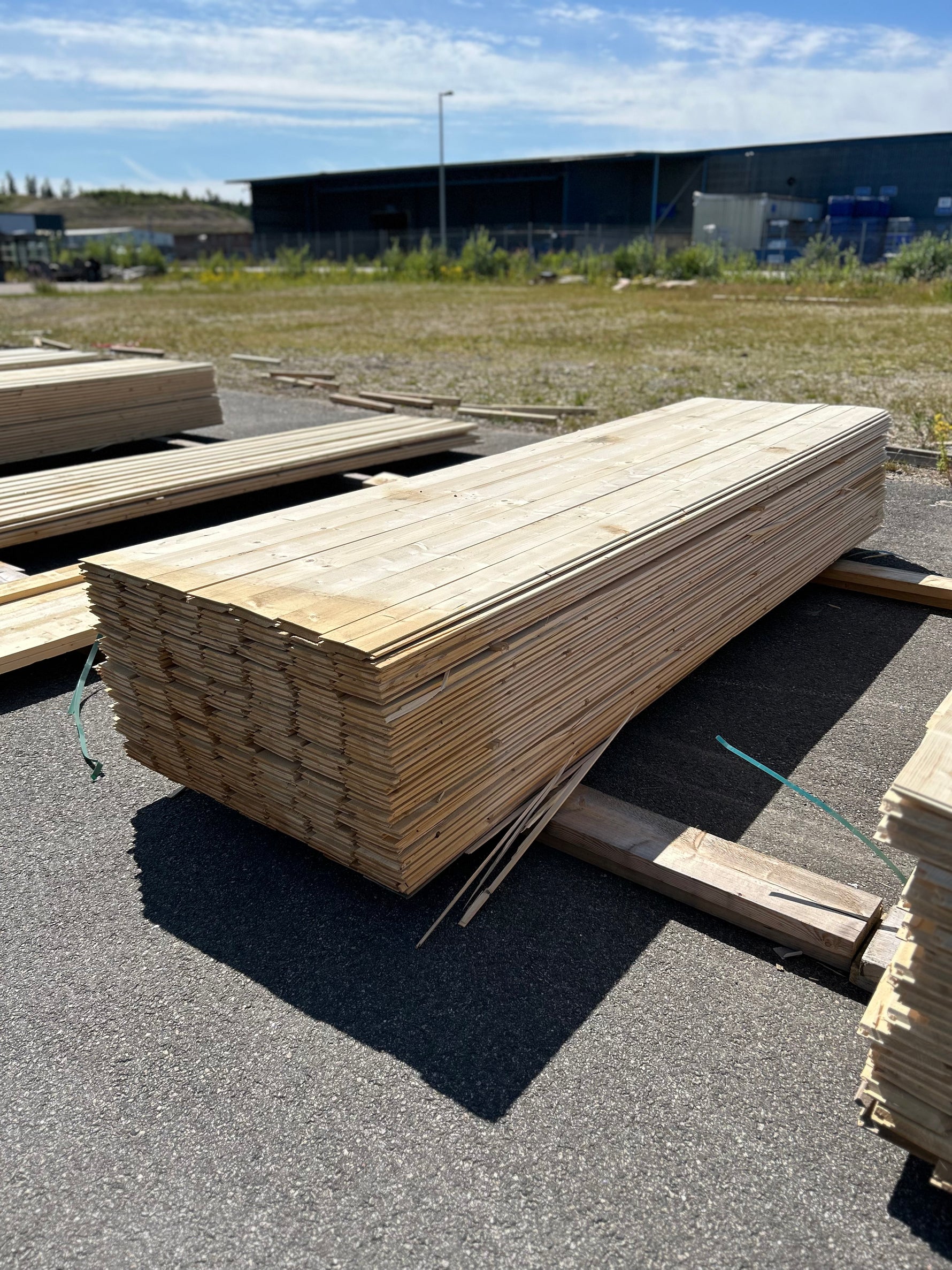 Paket Enkelfas Ändspont 22x145mm 175st 3.60m Obehandlade