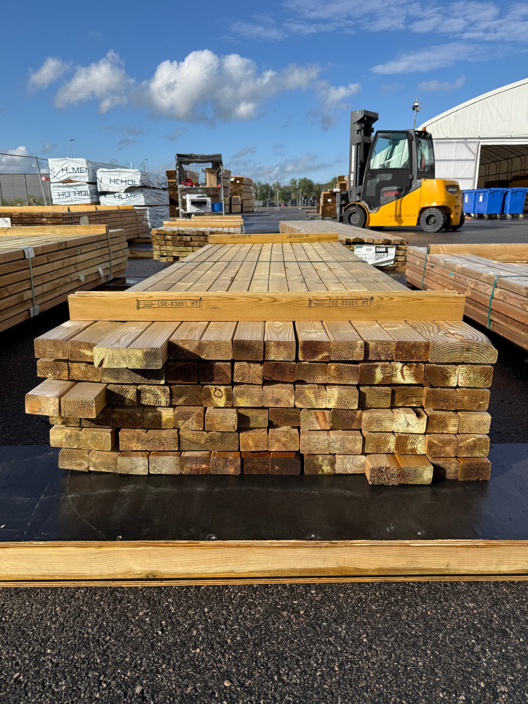 Paket Tryckimpregnerade Reglar 45x70mm, 84st 3.30m (C14)