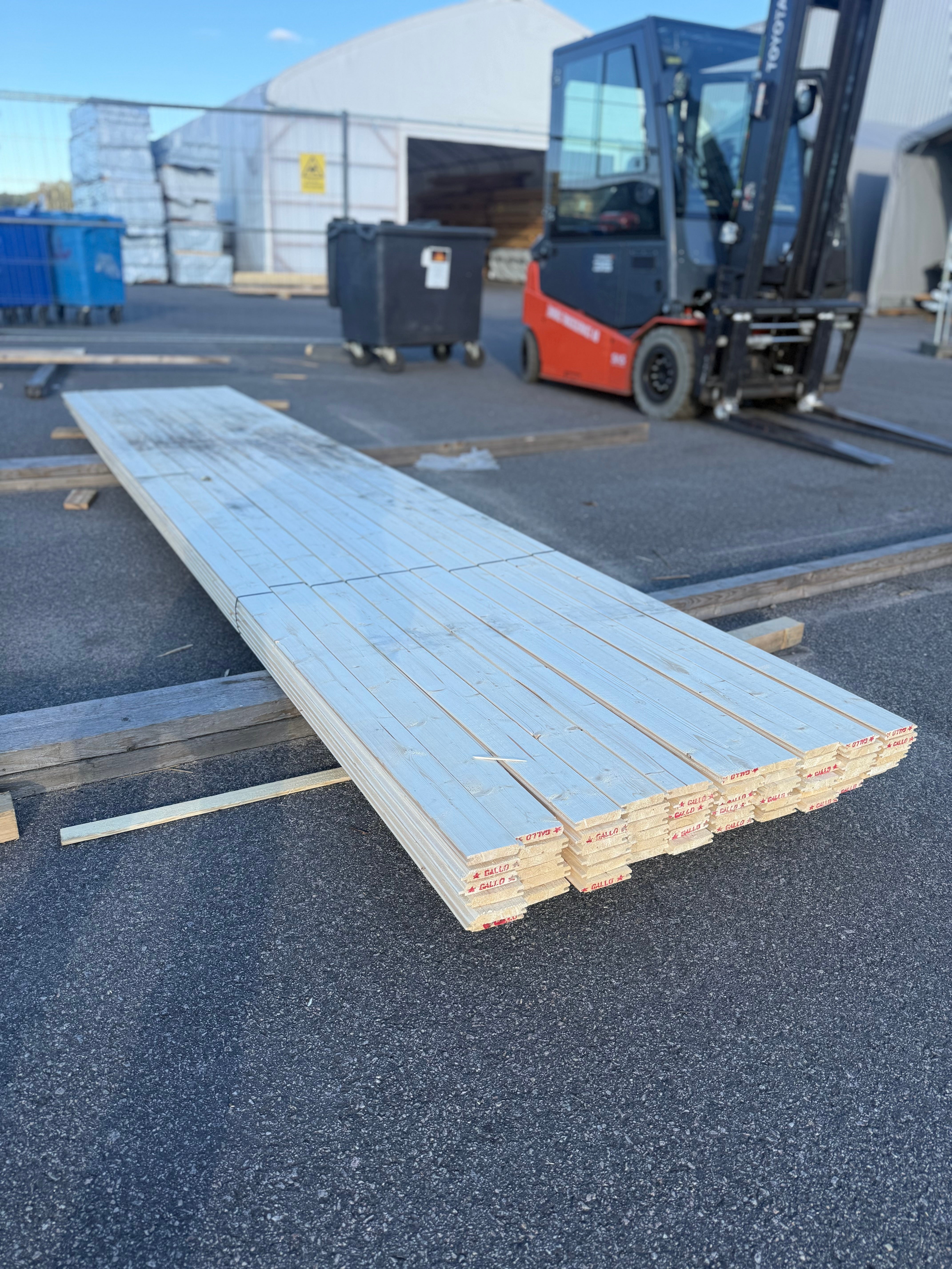 Paket Dubbelfasspont 17x95 – 60 st (4,50 m, gran)