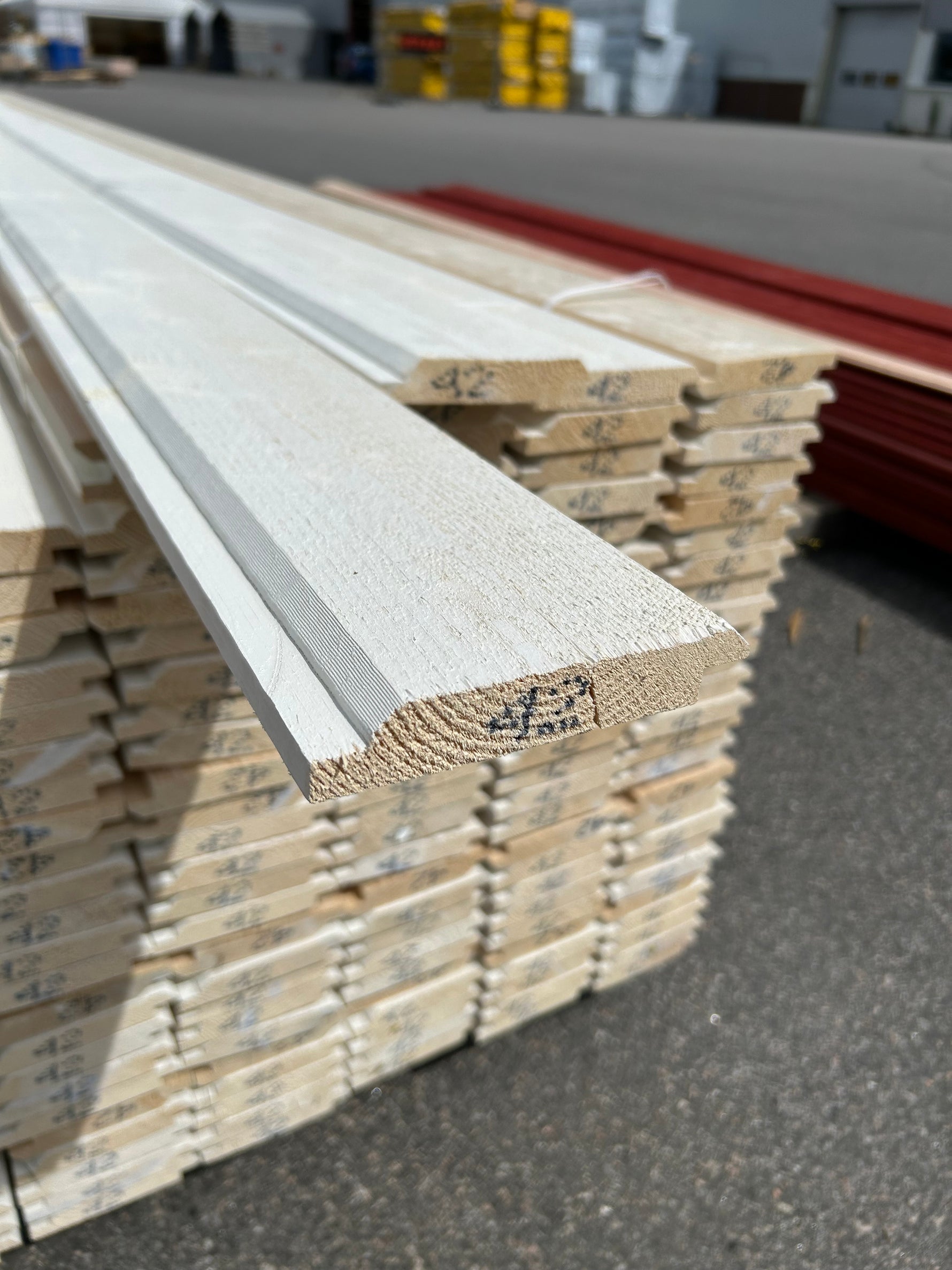 Paket Dubbelfas Halvspont 22x120mm 4.20m Grundmålad 225st