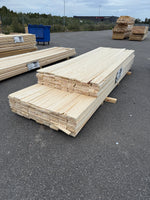 Paket Finsågade Brädor 22x120 mm – 3,00–3,60 m (Andra sortering)