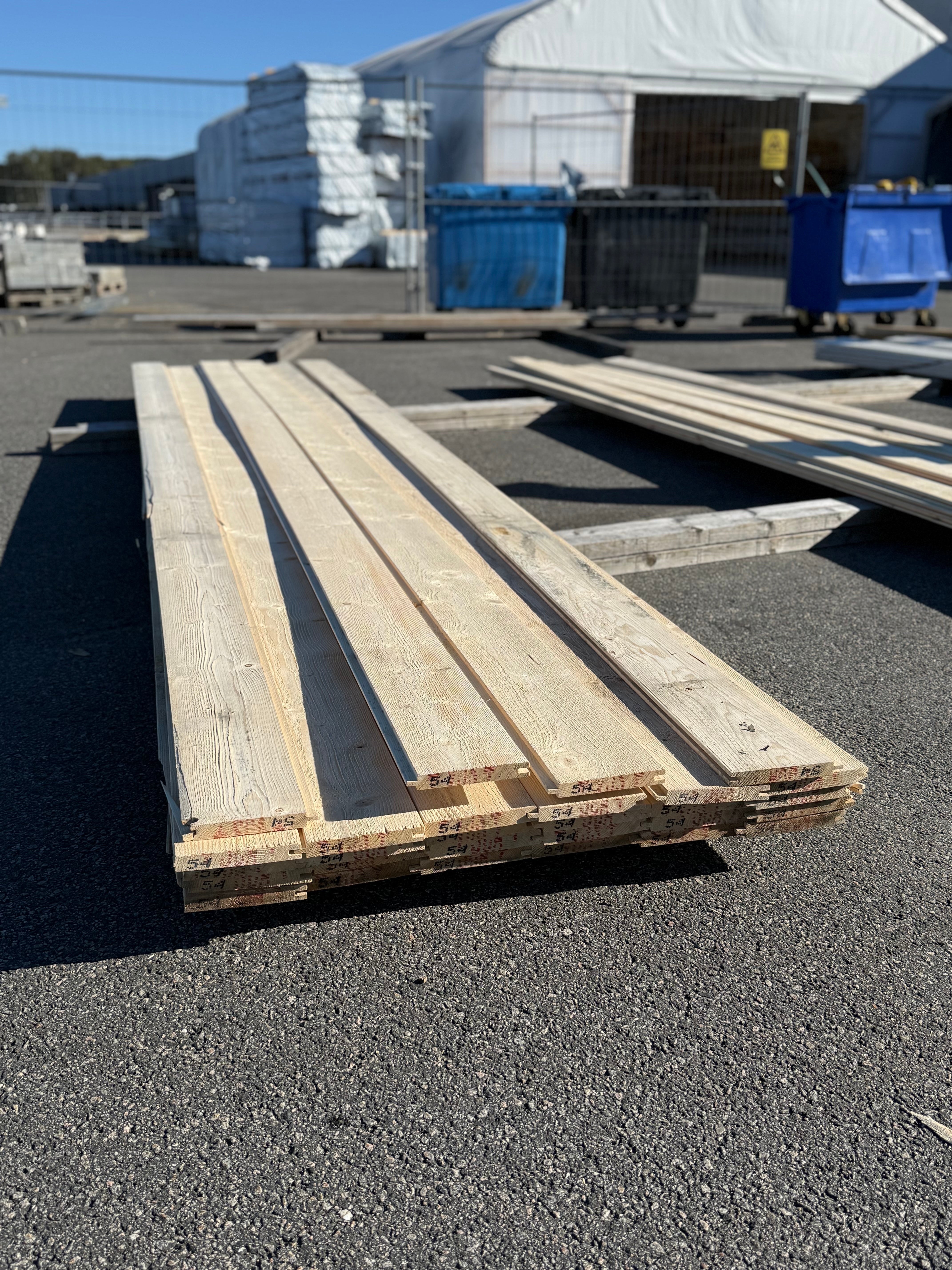 Paket Ytterpanel 22x170mm – 28 st (5,40 m, gran, obehandlad)