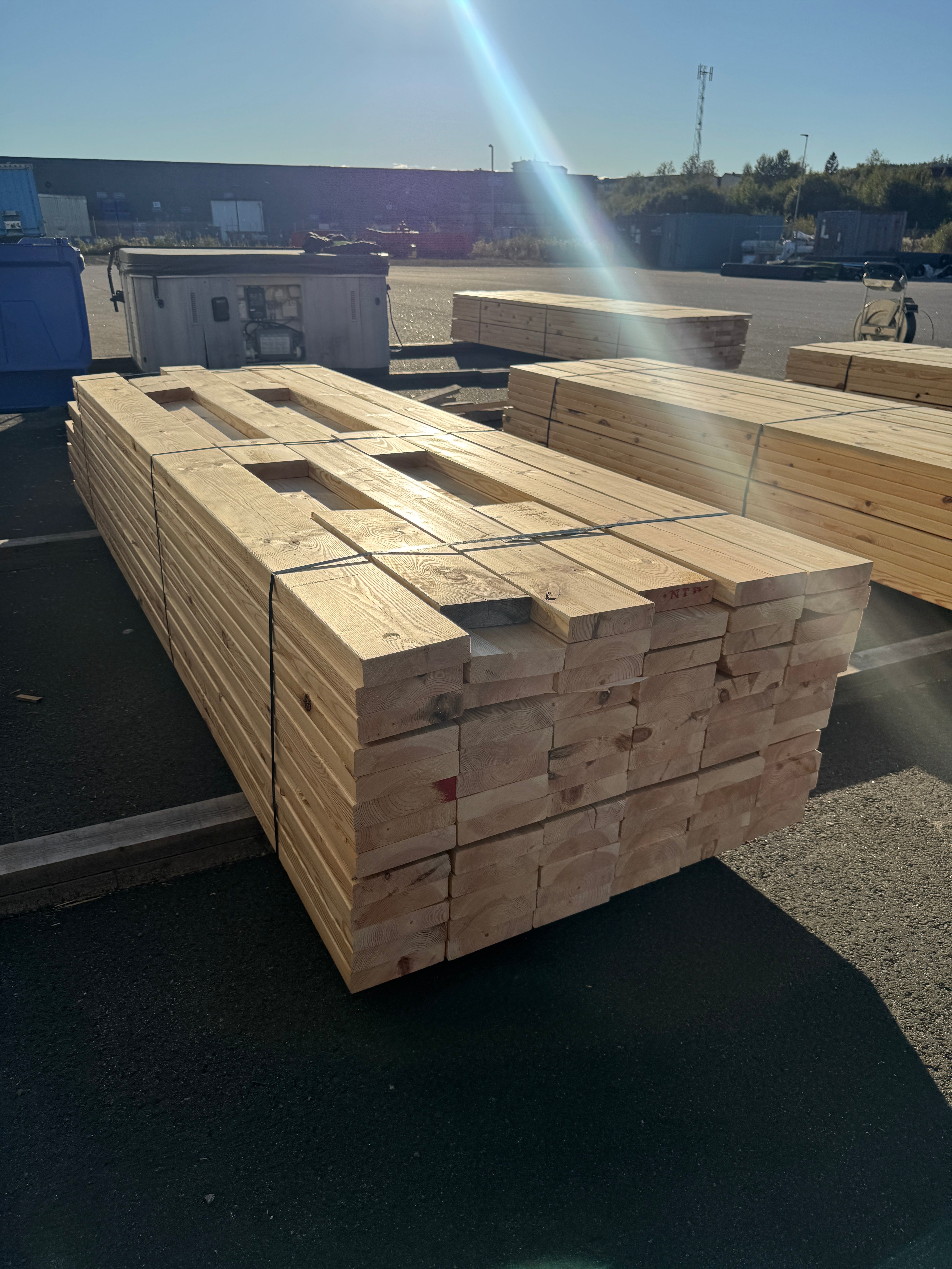 Paket Reglar 45x170 – 76 st (3,0–3,6 m, furu)