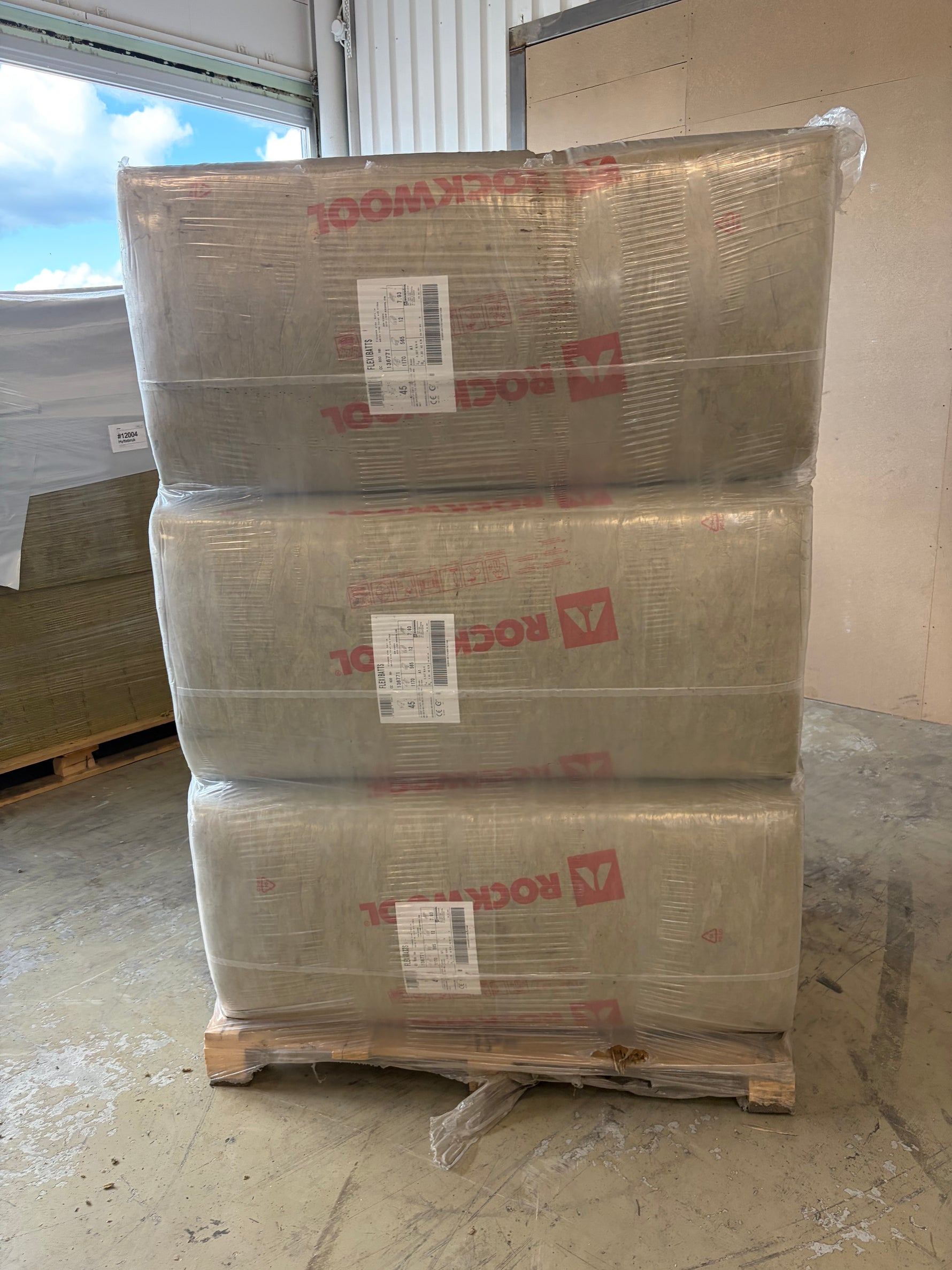 Pall Rockwool Flexibatts Isolering 45mm, 1170x565mm - 16 balar - ca 126 kvm