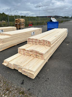 Paket Finsågade Brädor 22x170 mm – 4,20–5,40 m (Andra sortering)