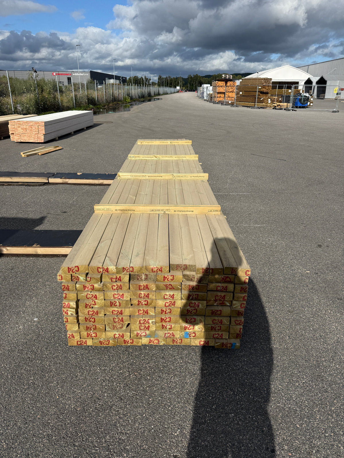 Paket Tryckimpregnerade Reglar 45x70mm, 140st 5,10m