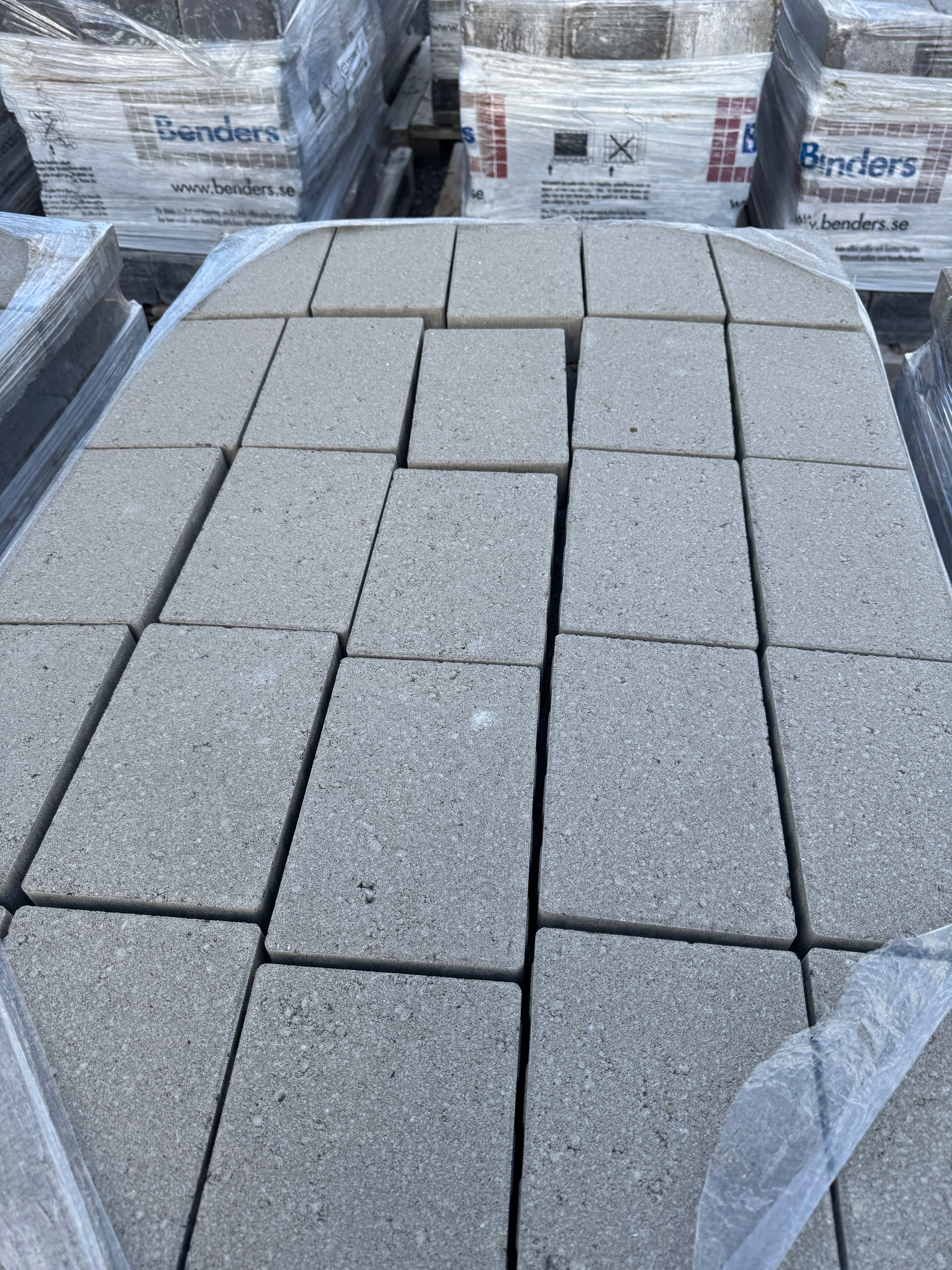 Marksten Metro 210x140x50mm – 5 pall (totalt 1745 st, Grå)