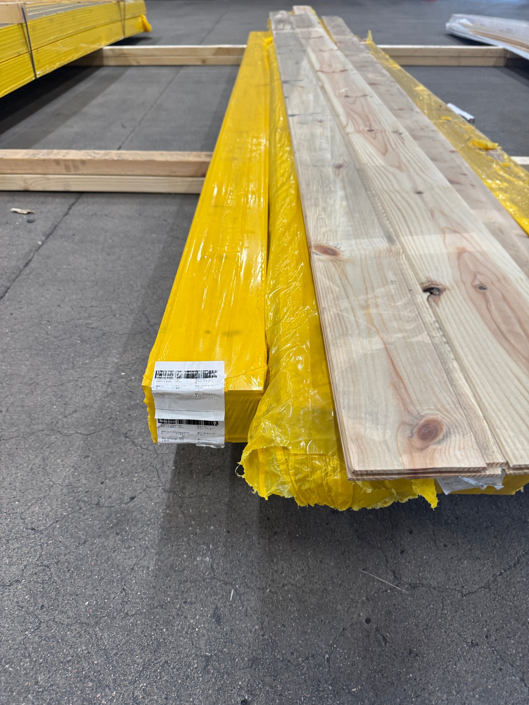 Paket Spårpanel 13x120 mm – 30 st Blandade längder