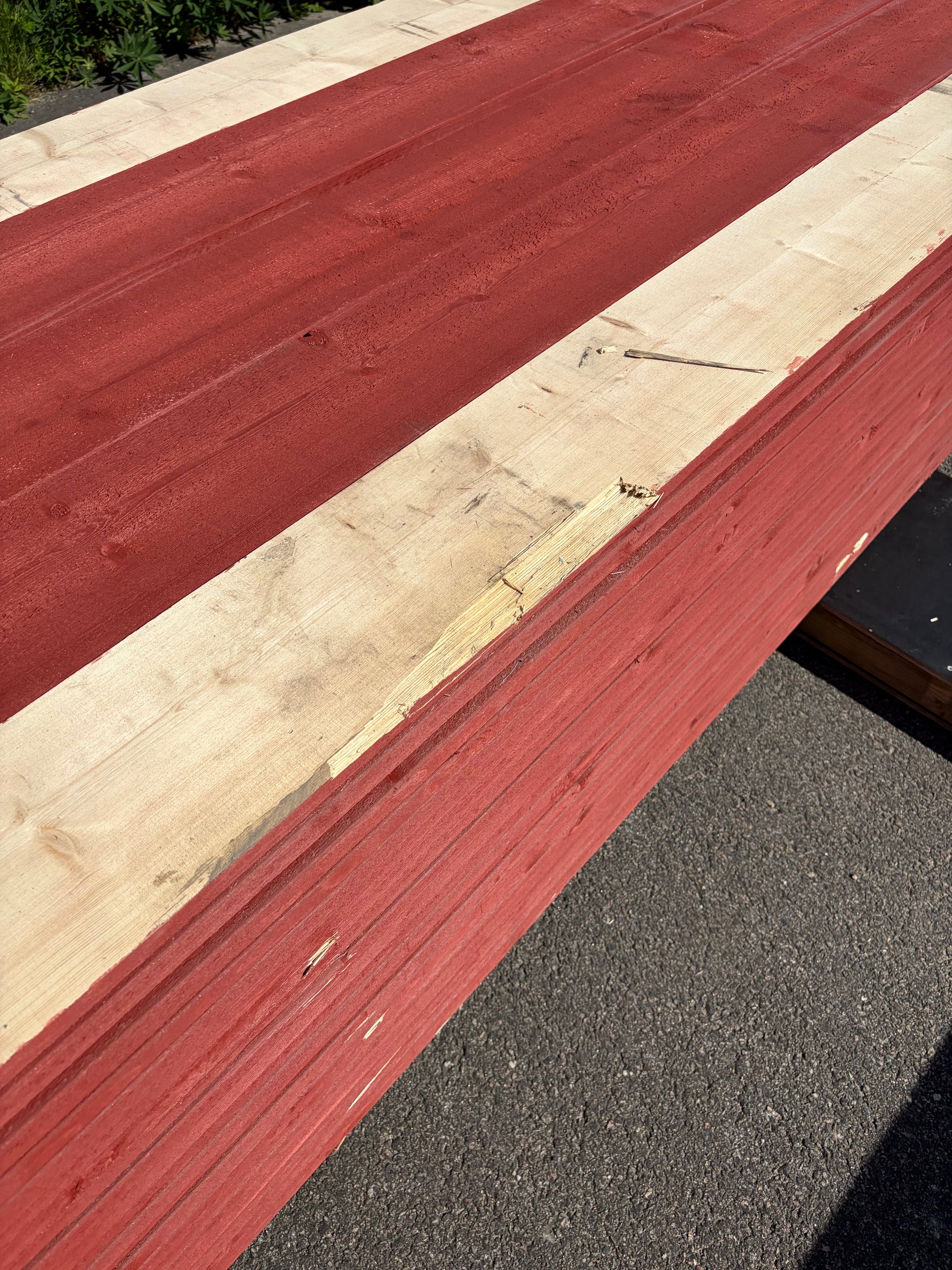 Paket Finsågade Brädor 22x195mm, 125st 5.40m Grundmålad